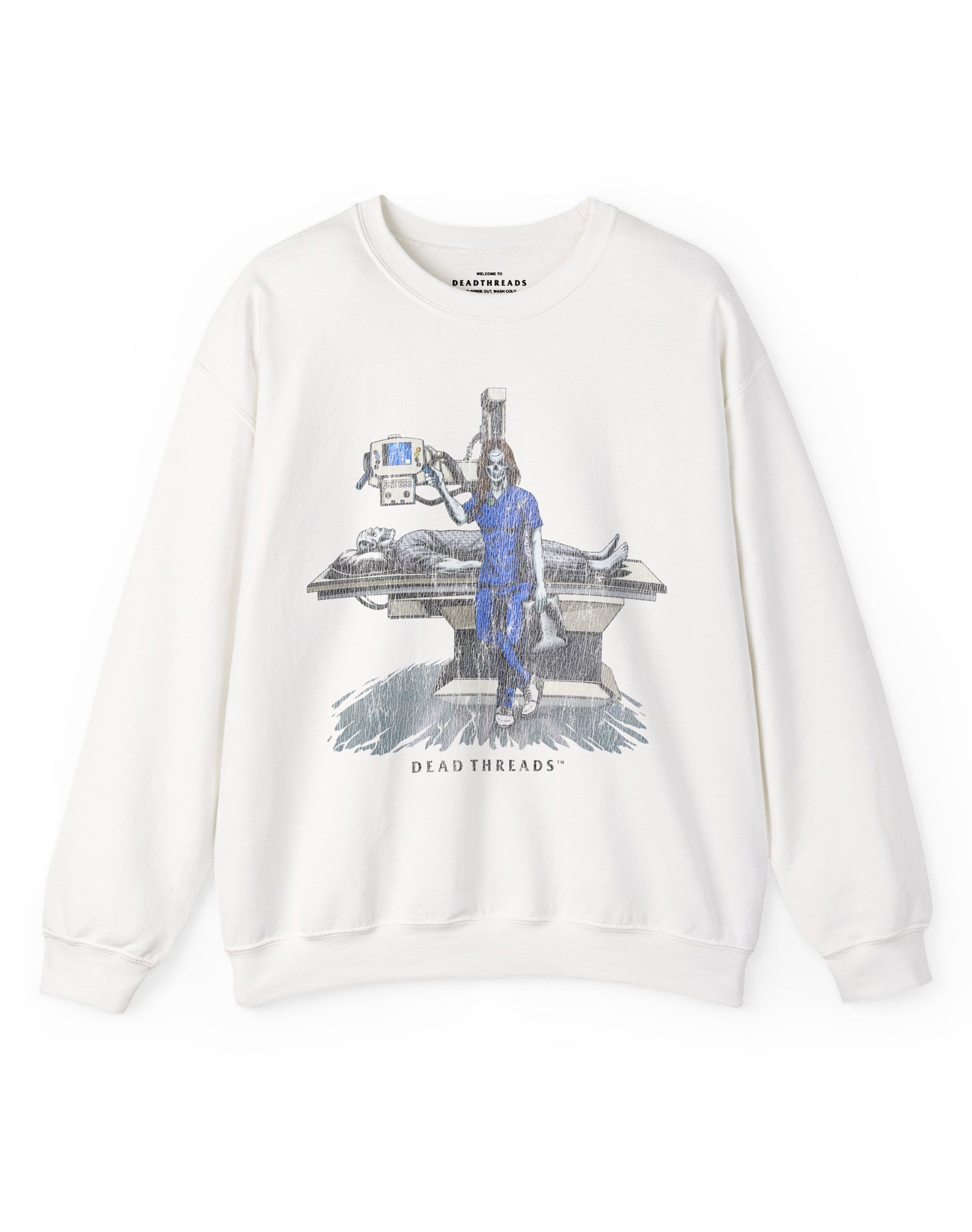 RADIATION REAPER (X - RAY, FEMALE) CREWNECK SWEATSHIRT – Sweatshirt – Dead Threads Apparel