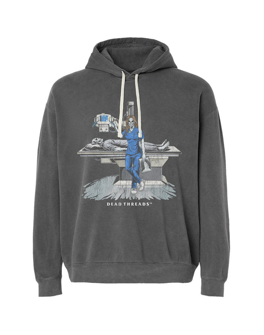 RADIATION REAPER (X - RAY, FEMALE) - LIGHTWEIGHT HOODIE – Hoodie – Dead Threads Apparel