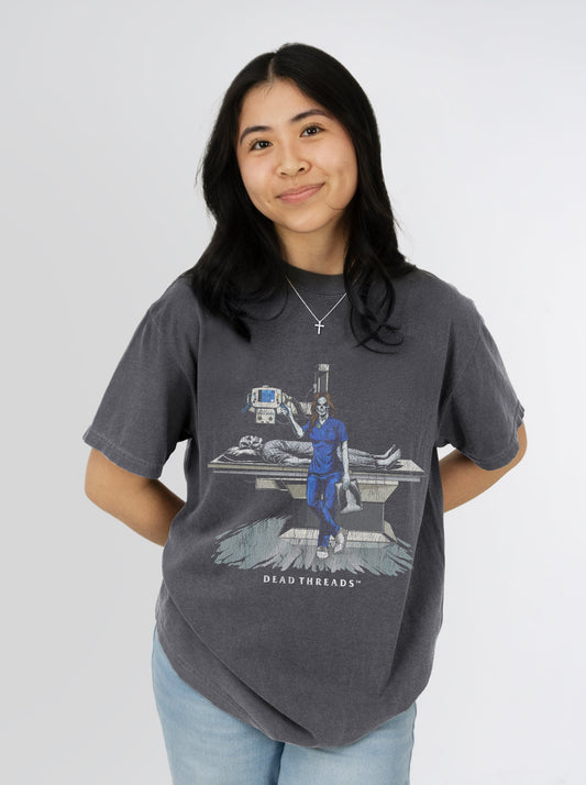 RADIATION REAPER (X - RAY, FEMALE) – T-Shirt – Dead Threads Apparel