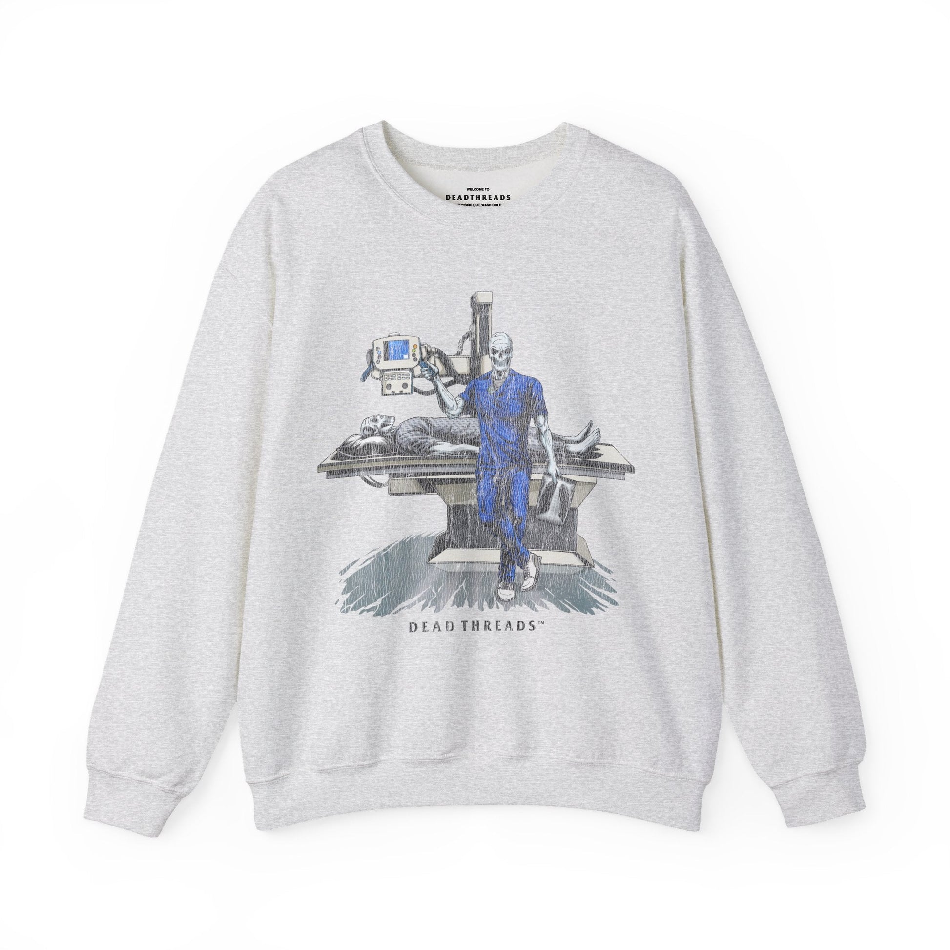 RADIATION REAPER (X - RAY, MALE) CREWNECK SWEATSHIRT – Sweatshirt – Dead Threads Apparel