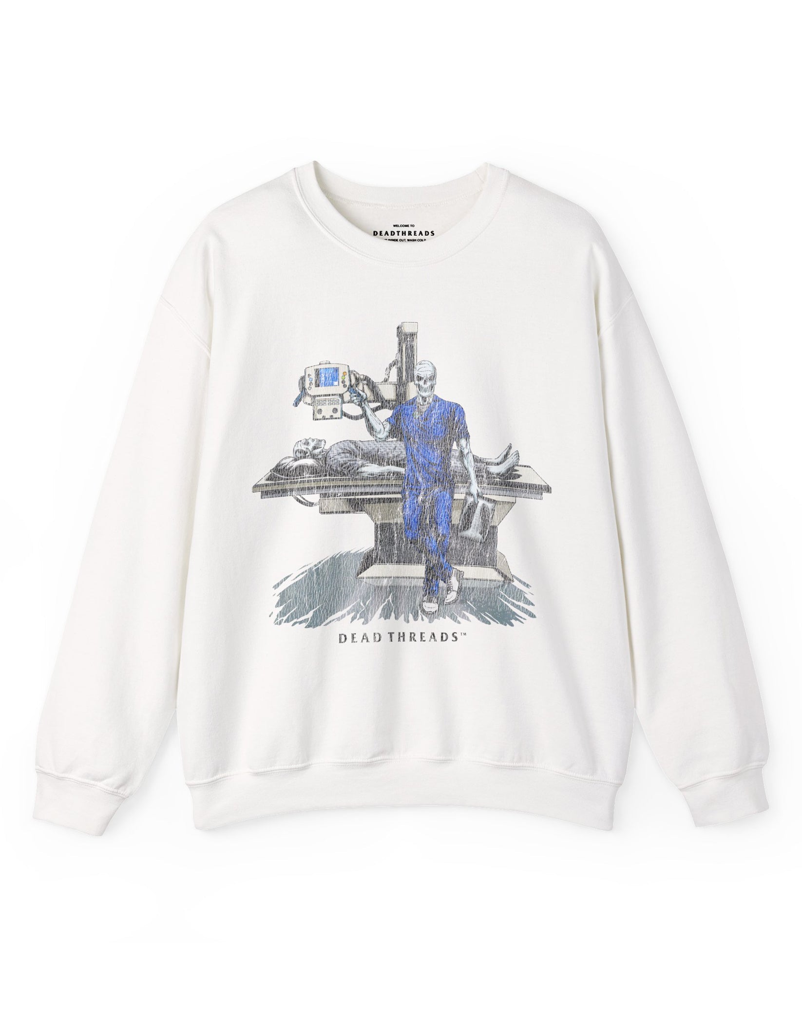 RADIATION REAPER (X - RAY, MALE) CREWNECK SWEATSHIRT – Sweatshirt – Dead Threads Apparel