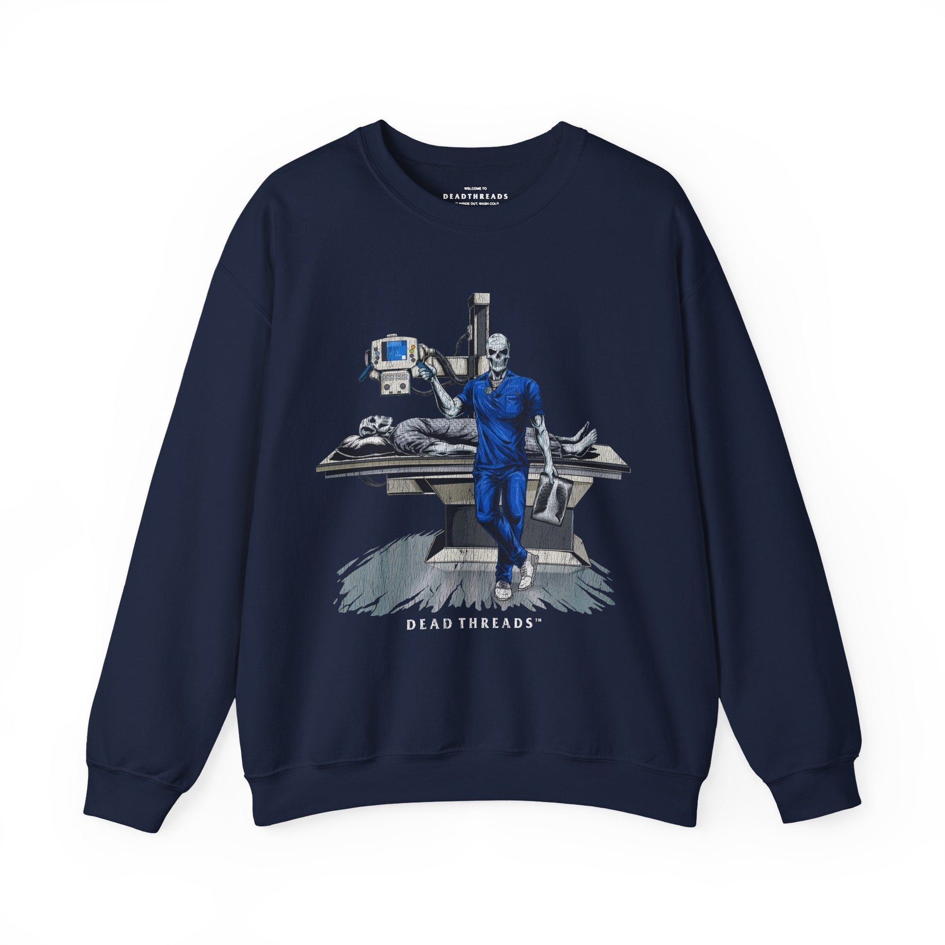 RADIATION REAPER (X - RAY, MALE) CREWNECK SWEATSHIRT – Sweatshirt – Dead Threads Apparel