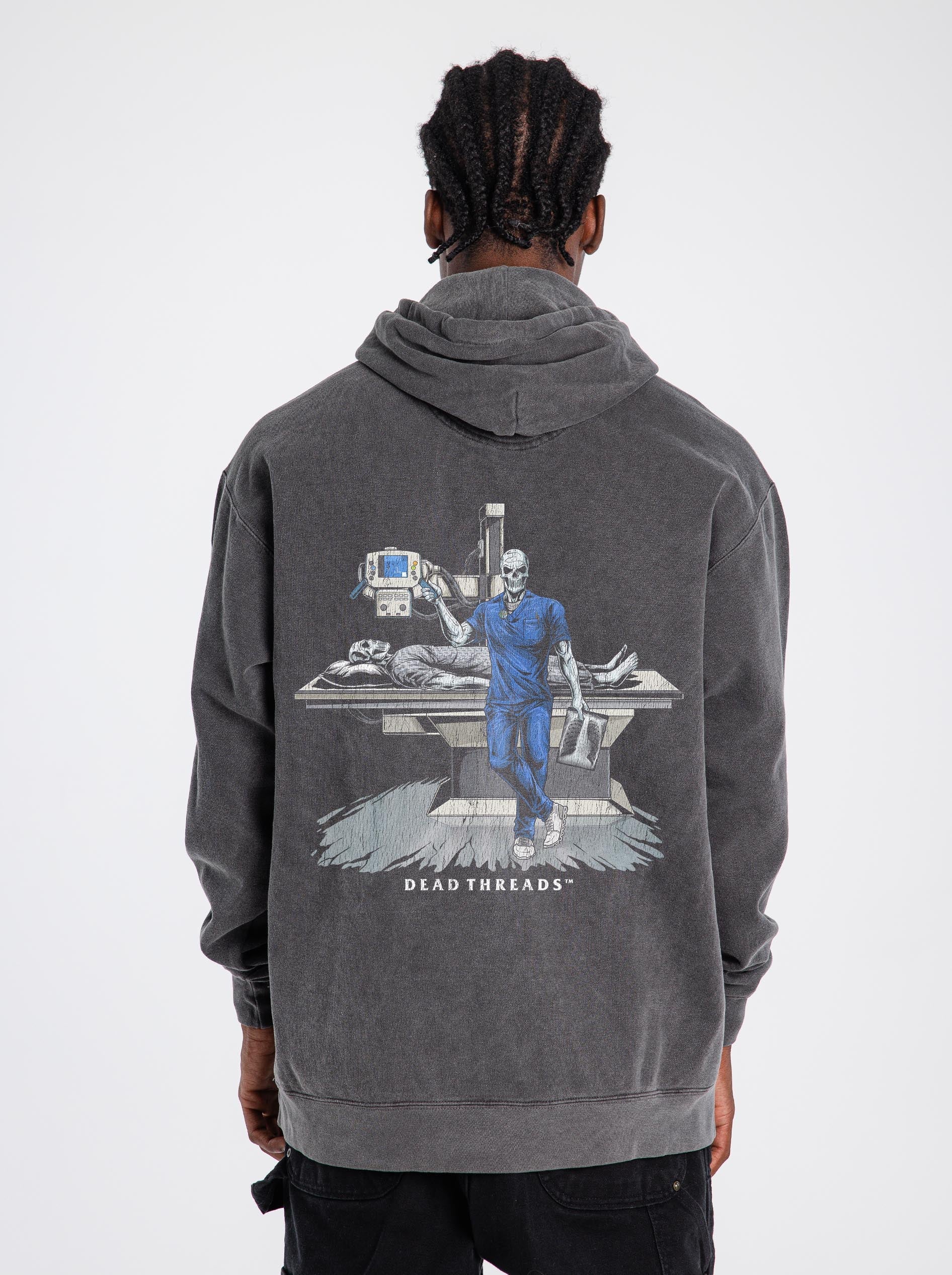 RADIATION REAPER (X - RAY, MALE) - “DT ESSENTIAL" HOODIE – Hoodie – Dead Threads Apparel