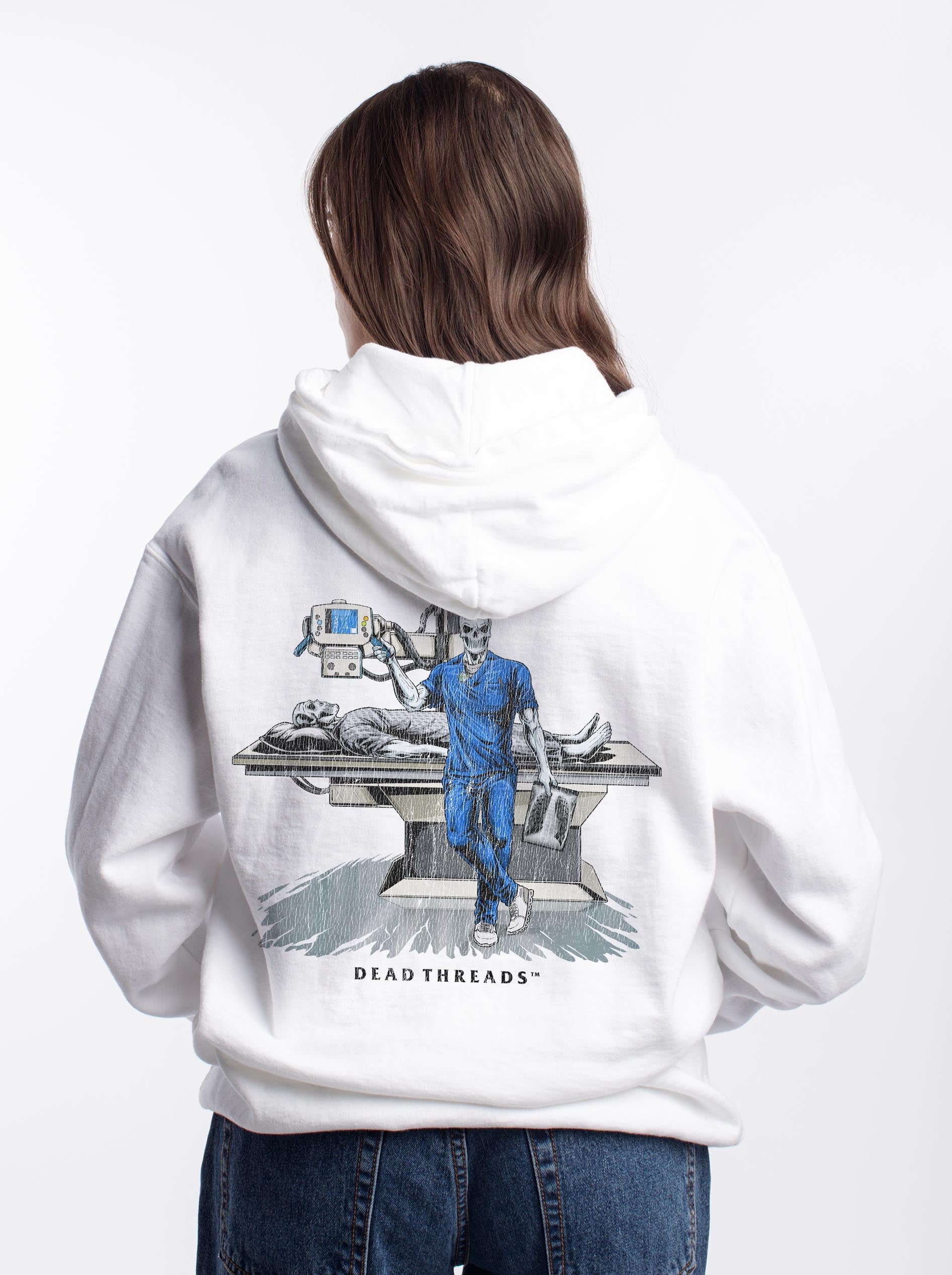 RADIATION REAPER (X - RAY, MALE) - “DT ESSENTIAL" HOODIE – Hoodie – Dead Threads Apparel