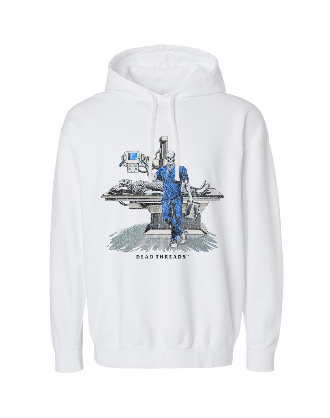 RADIATION REAPER (X - RAY, MALE) - LIGHTWEIGHT HOODIE – Hoodie – Dead Threads Apparel