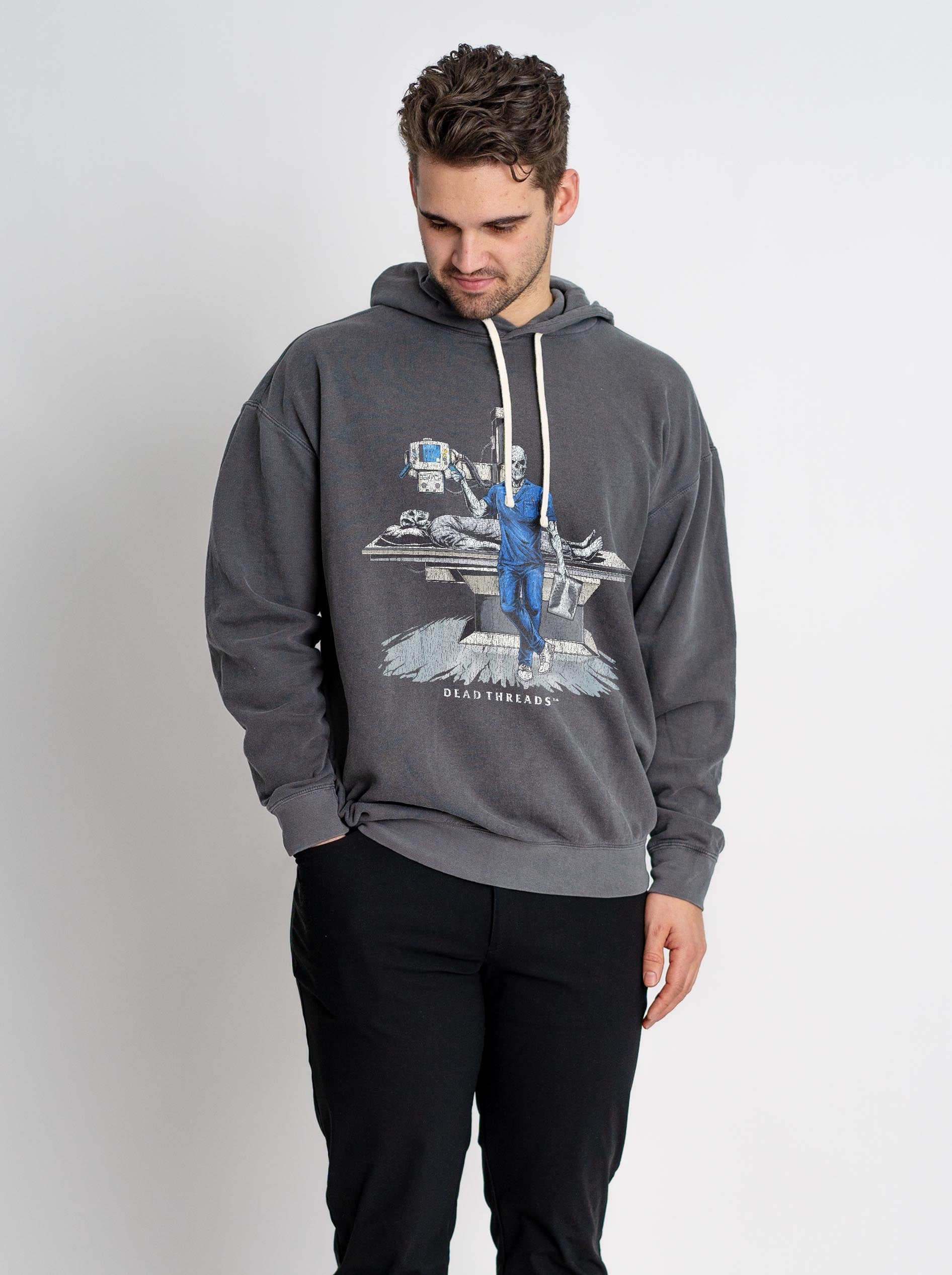 RADIATION REAPER (X - RAY, MALE) - LIGHTWEIGHT HOODIE – Hoodie – Dead Threads Apparel