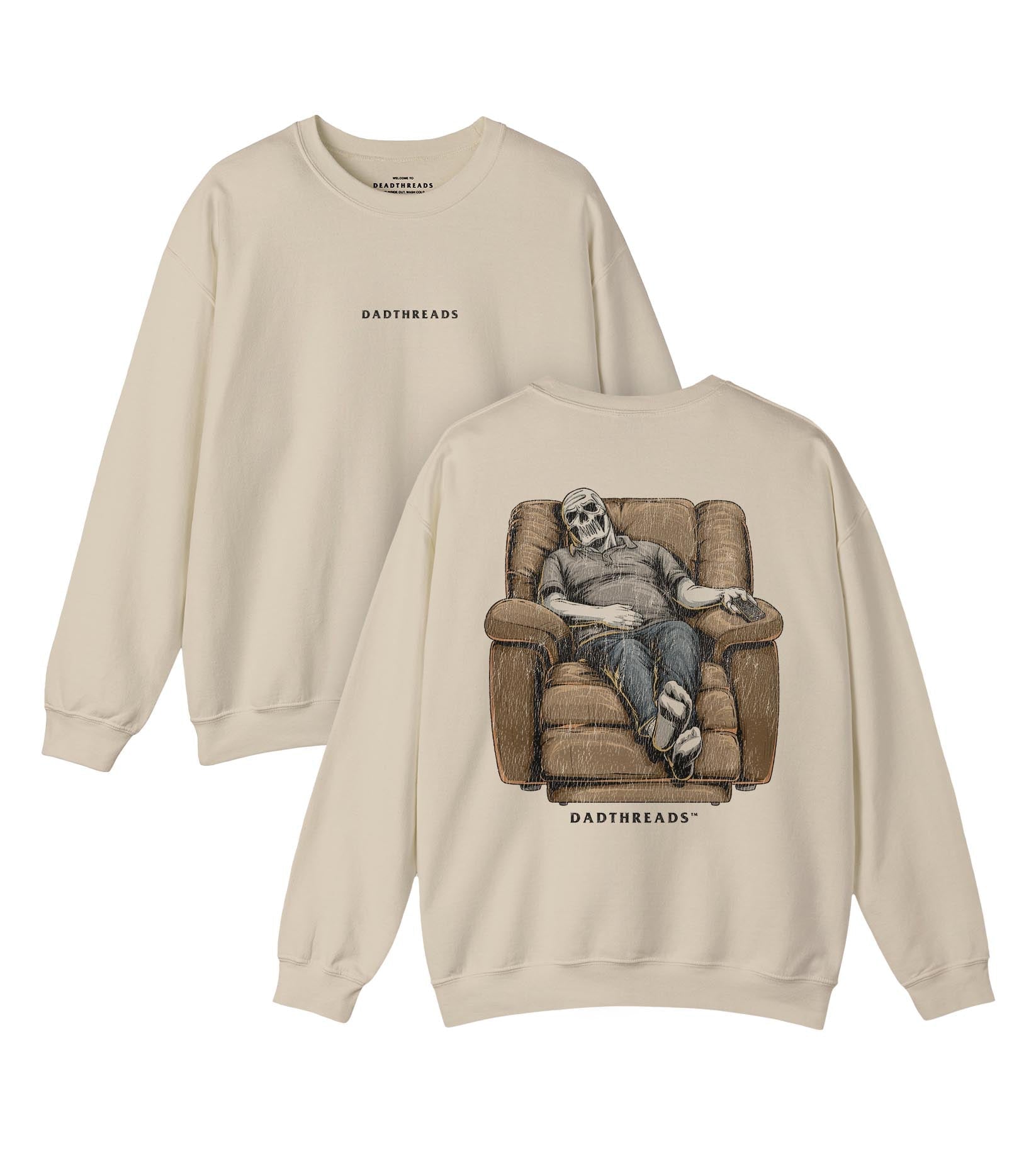 REST IN RECLINE - “DT ESSENTIAL" CREWNECK SWEATSHIRT – Sweatshirt – Dead Threads Apparel
