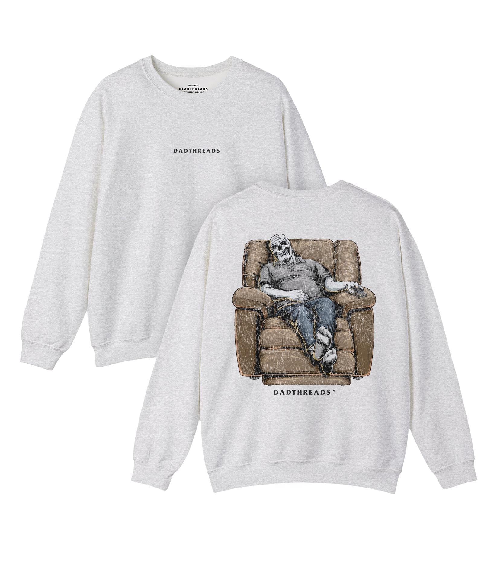 REST IN RECLINE - “DT ESSENTIAL" CREWNECK SWEATSHIRT – Sweatshirt – Dead Threads Apparel