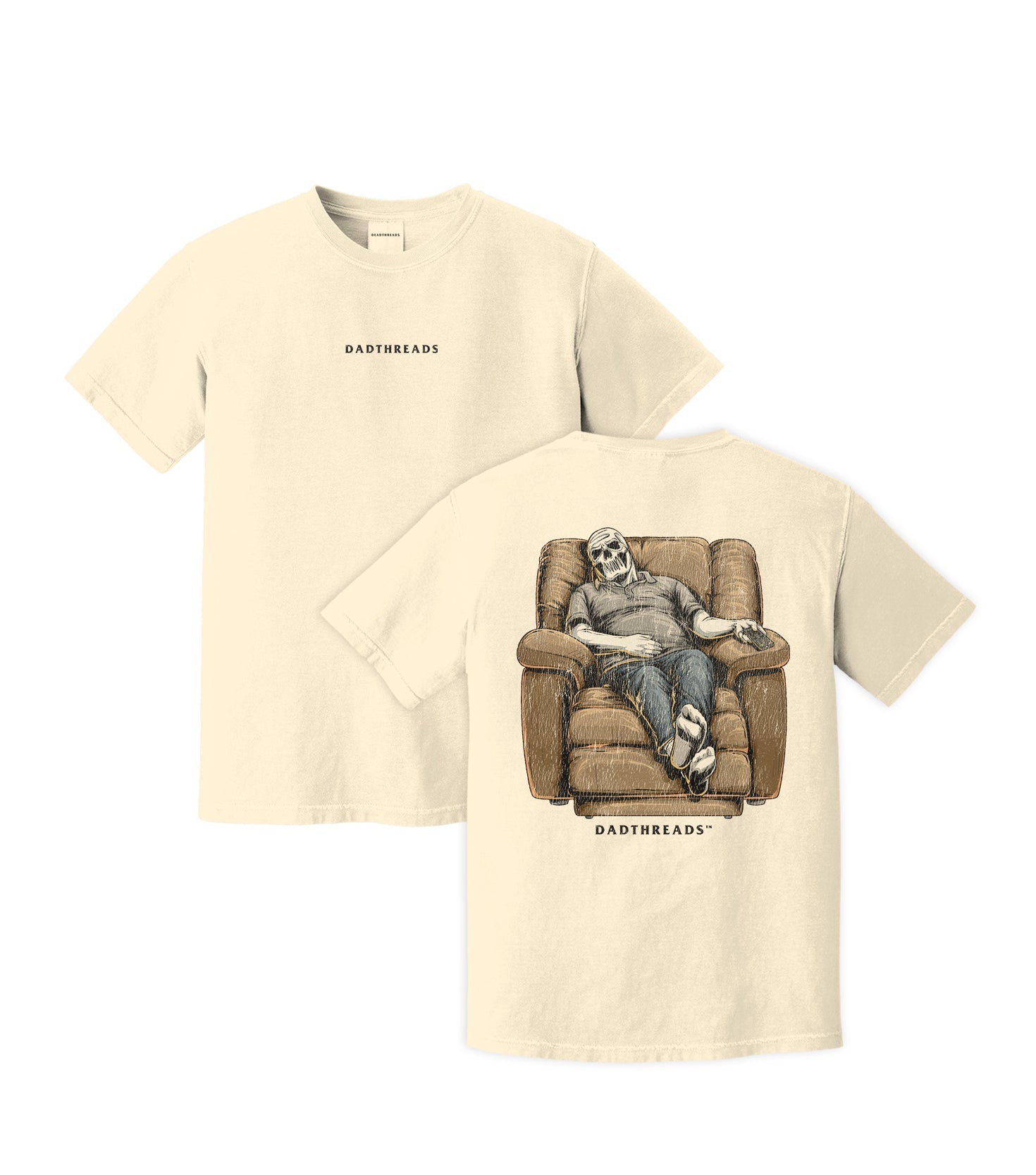REST IN RECLINE - “DT ESSENTIAL" PREMIUM T - SHIRT – T-Shirt – Dead Threads Apparel