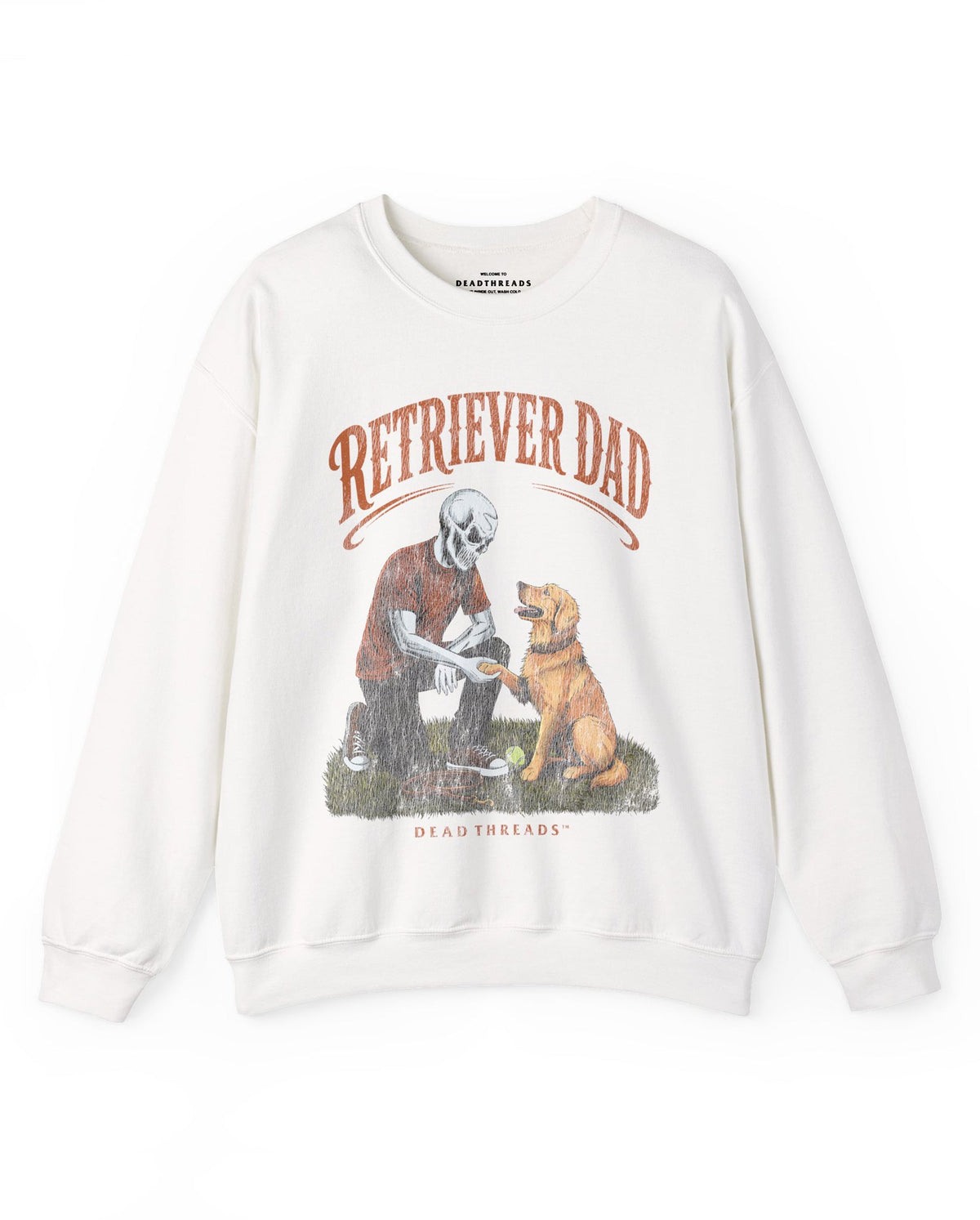 RETRIEVER DAD - CREWNECK SWEATSHIRT – Sweatshirt – Dead Threads Apparel