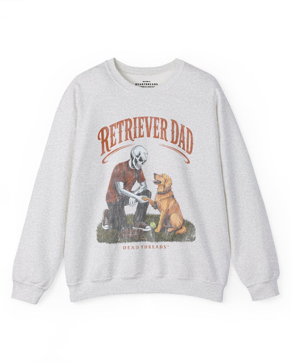 RETRIEVER DAD - CREWNECK SWEATSHIRT – Sweatshirt – Dead Threads Apparel