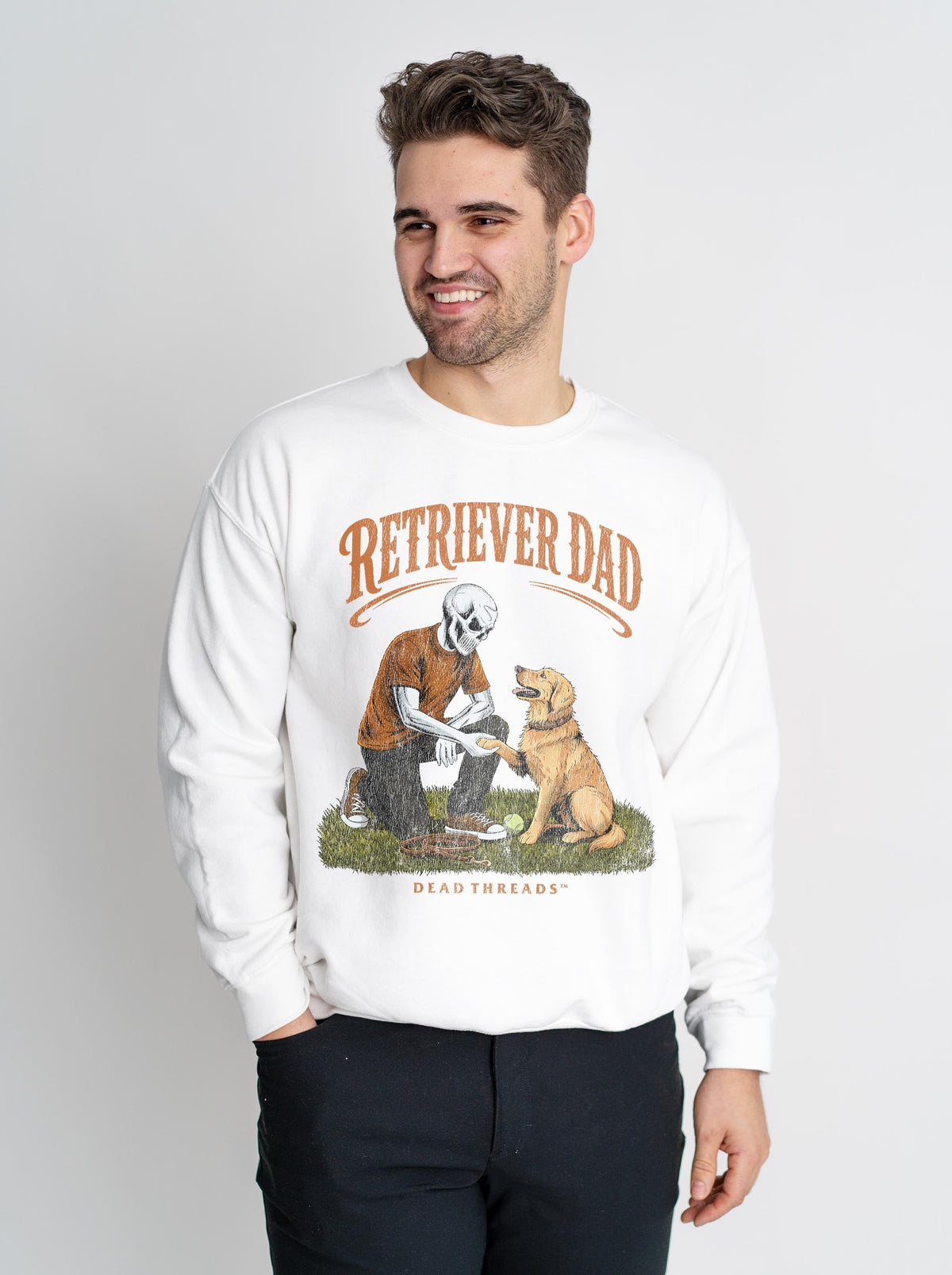 RETRIEVER DAD - CREWNECK SWEATSHIRT – Sweatshirt – Dead Threads Apparel