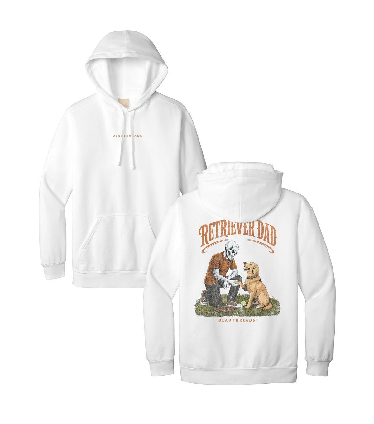 RETRIEVER DAD - “DT ESSENTIAL" HOODIE – Hoodie – Dead Threads Apparel