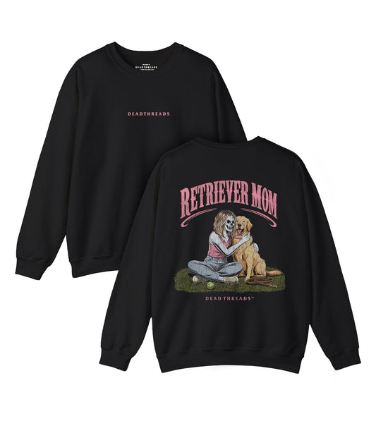RETRIEVER MOM - “DT ESSENTIAL" CREWNECK SWEATSHIRT – Sweatshirt – Dead Threads Apparel