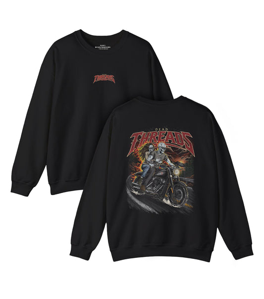 RIDE OR DIE - “DT ESSENTIAL" CREWNECK SWEATSHIRT – Sweatshirt – Dead Threads Apparel
