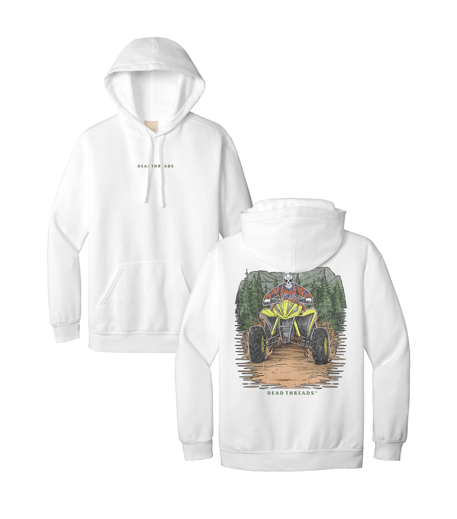 RIDE OR DIE - “DT ESSENTIAL" HOODIE – Hoodie – Dead Threads Apparel