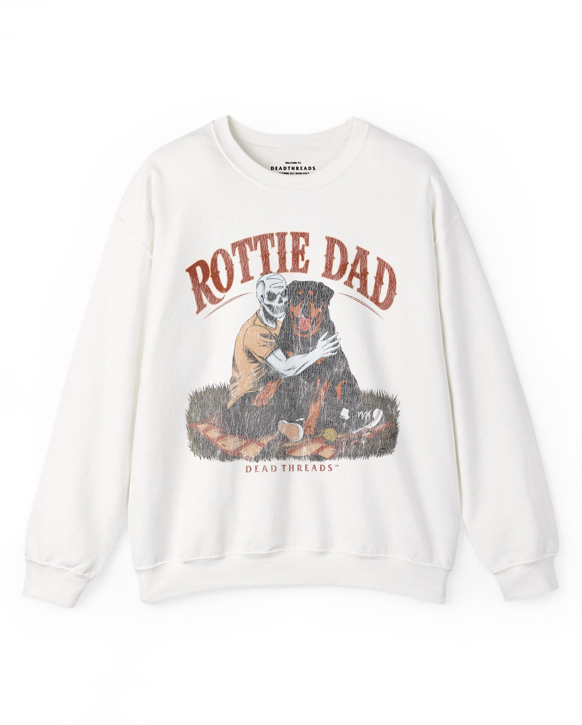 ROTTIE DAD - CREWNECK SWEATSHIRT – Sweatshirt – Dead Threads Apparel
