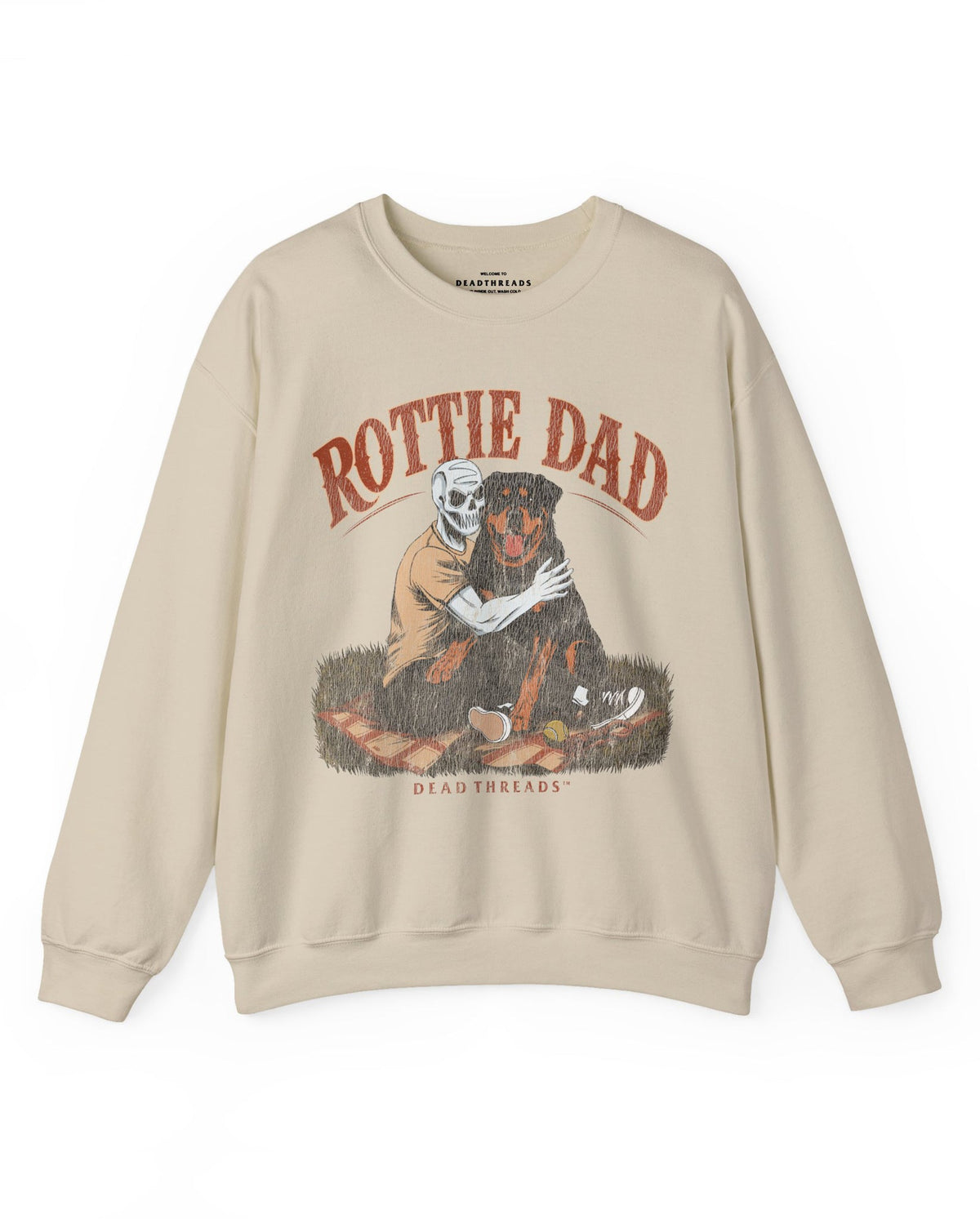 ROTTIE DAD - CREWNECK SWEATSHIRT – Sweatshirt – Dead Threads Apparel