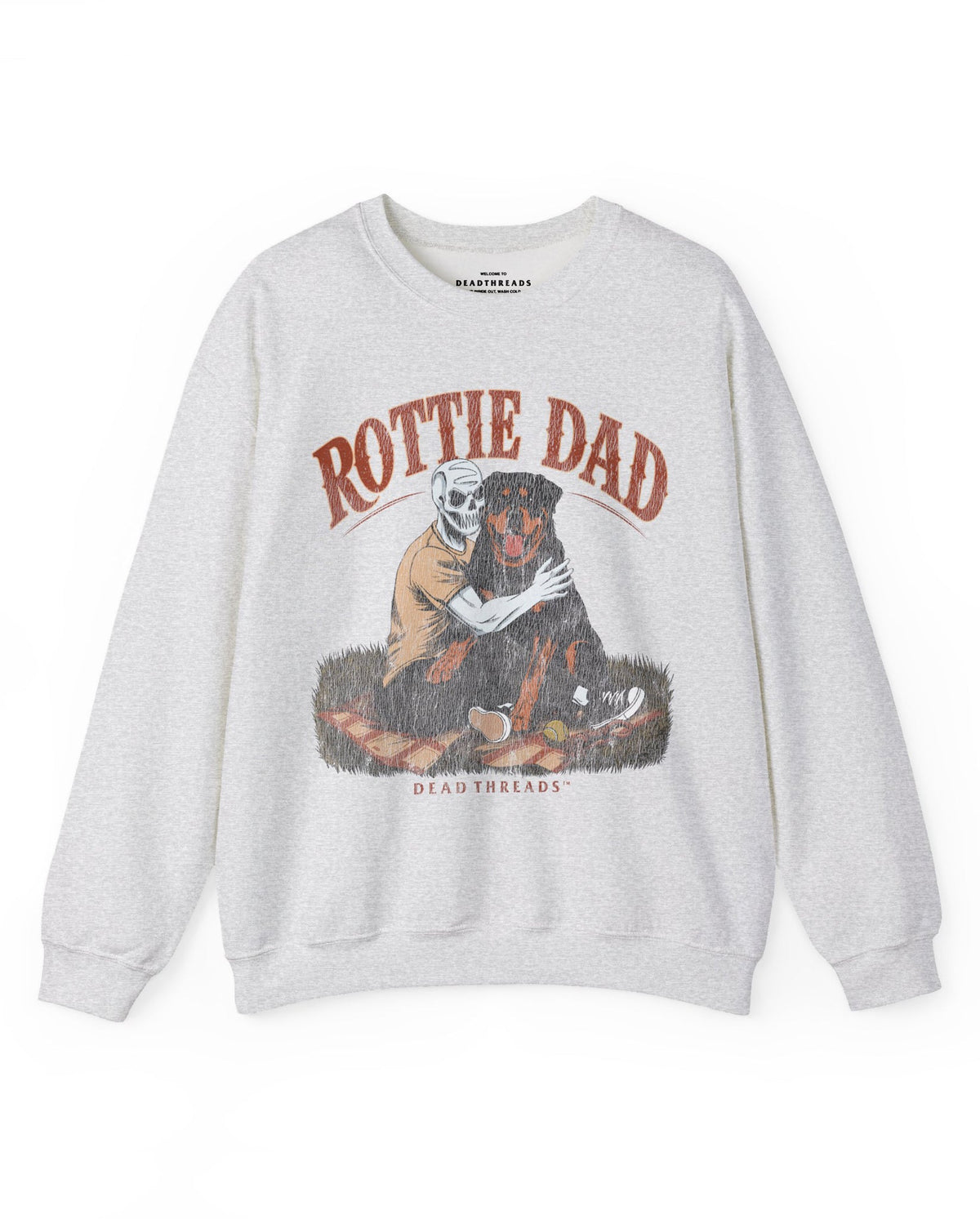 ROTTIE DAD - CREWNECK SWEATSHIRT – Sweatshirt – Dead Threads Apparel