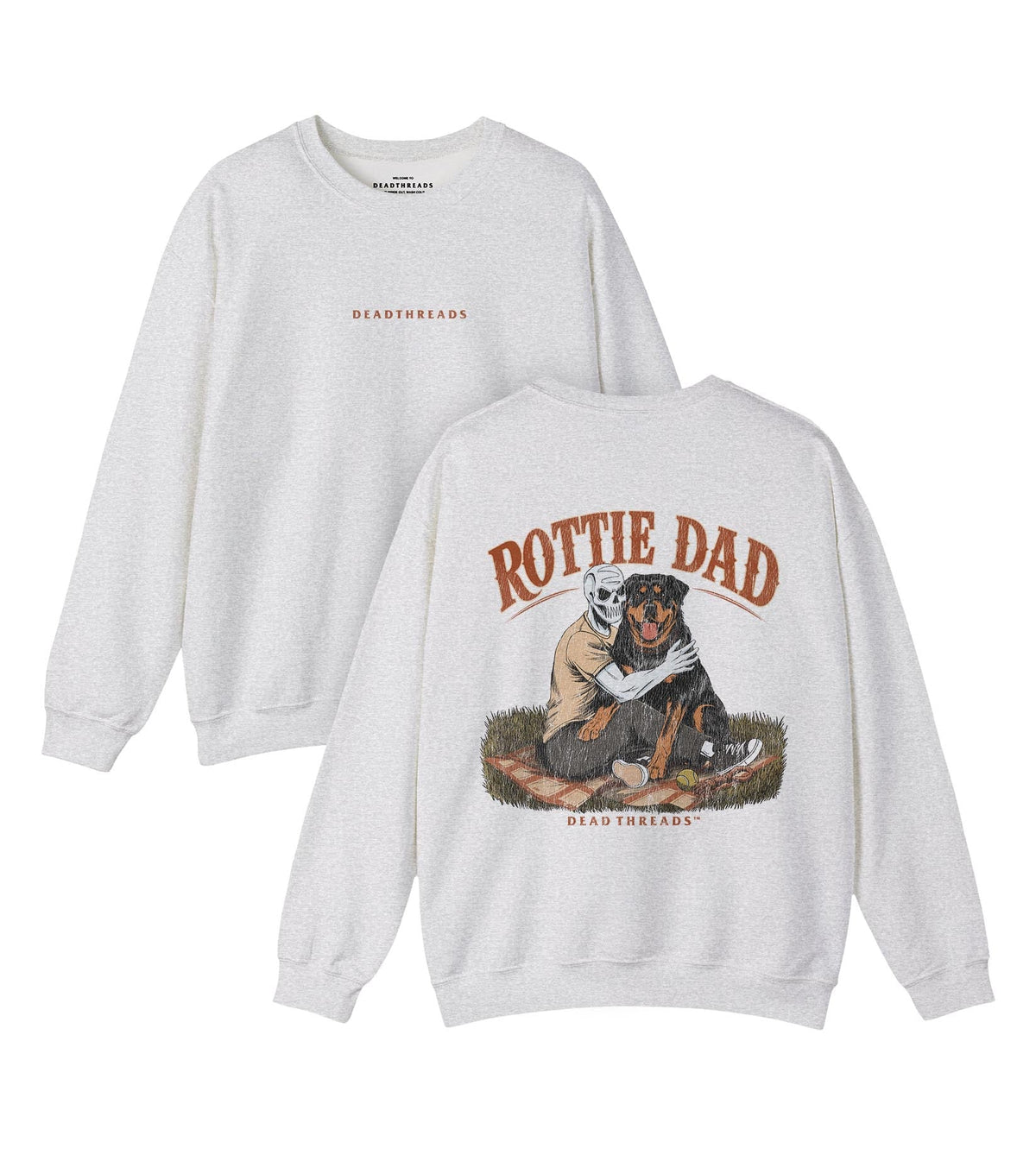 ROTTIE DAD - “DT ESSENTIAL" CREWNECK SWEATSHIRT – Sweatshirt – Dead Threads Apparel