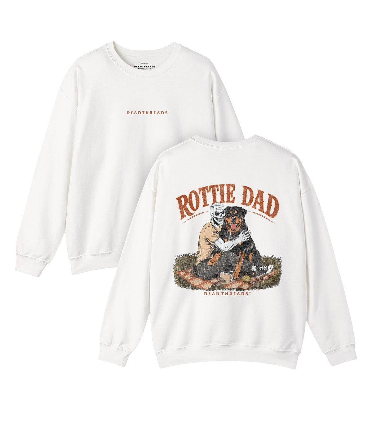 ROTTIE DAD - “DT ESSENTIAL" CREWNECK SWEATSHIRT – Sweatshirt – Dead Threads Apparel