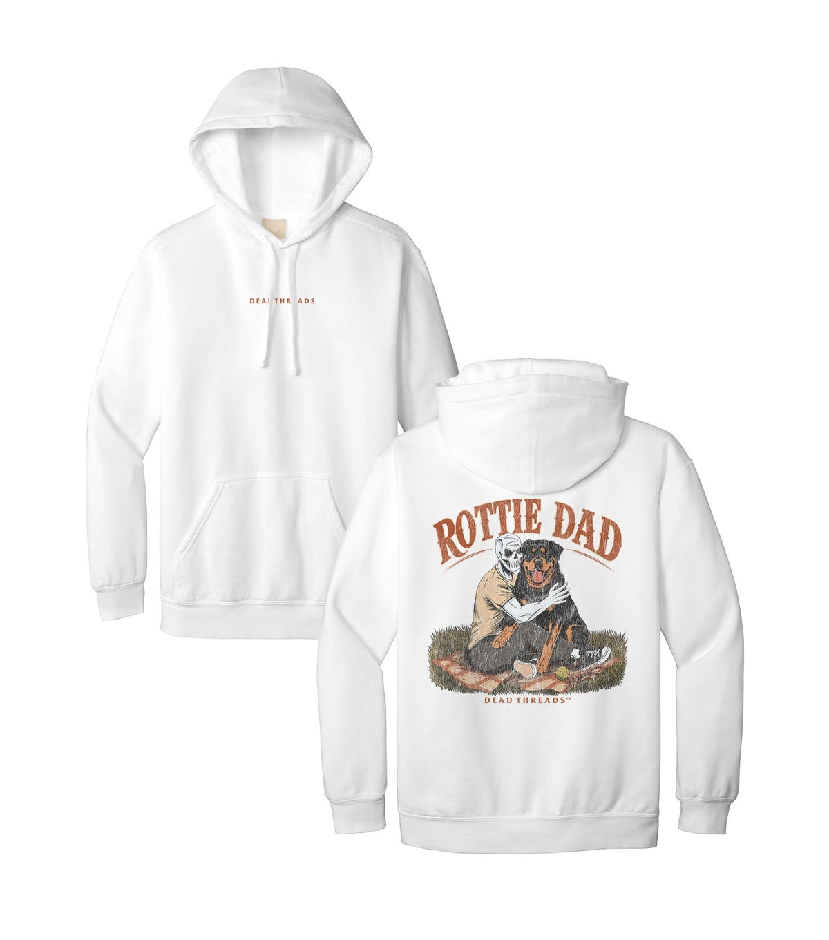 ROTTIE DAD - “DT ESSENTIAL" HOODIE – Hoodie – Dead Threads Apparel