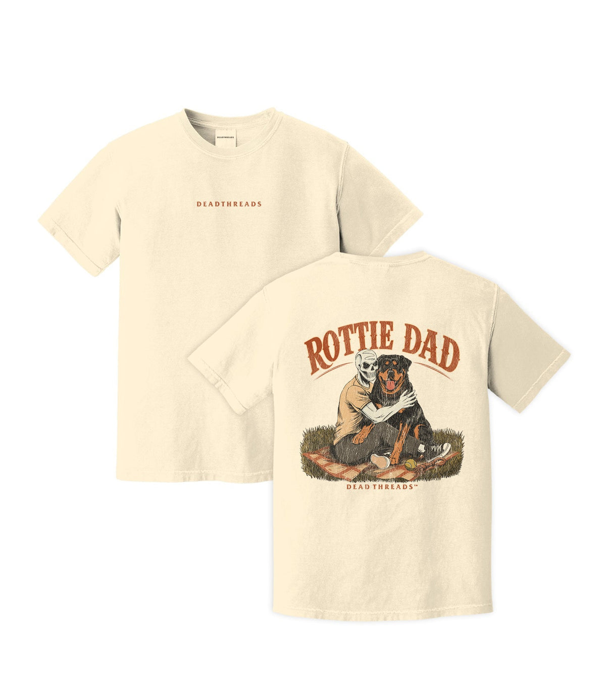 ROTTIE DAD - “DT ESSENTIAL" PREMIUM T-SHIRT – T-Shirt – Dead Threads Apparel