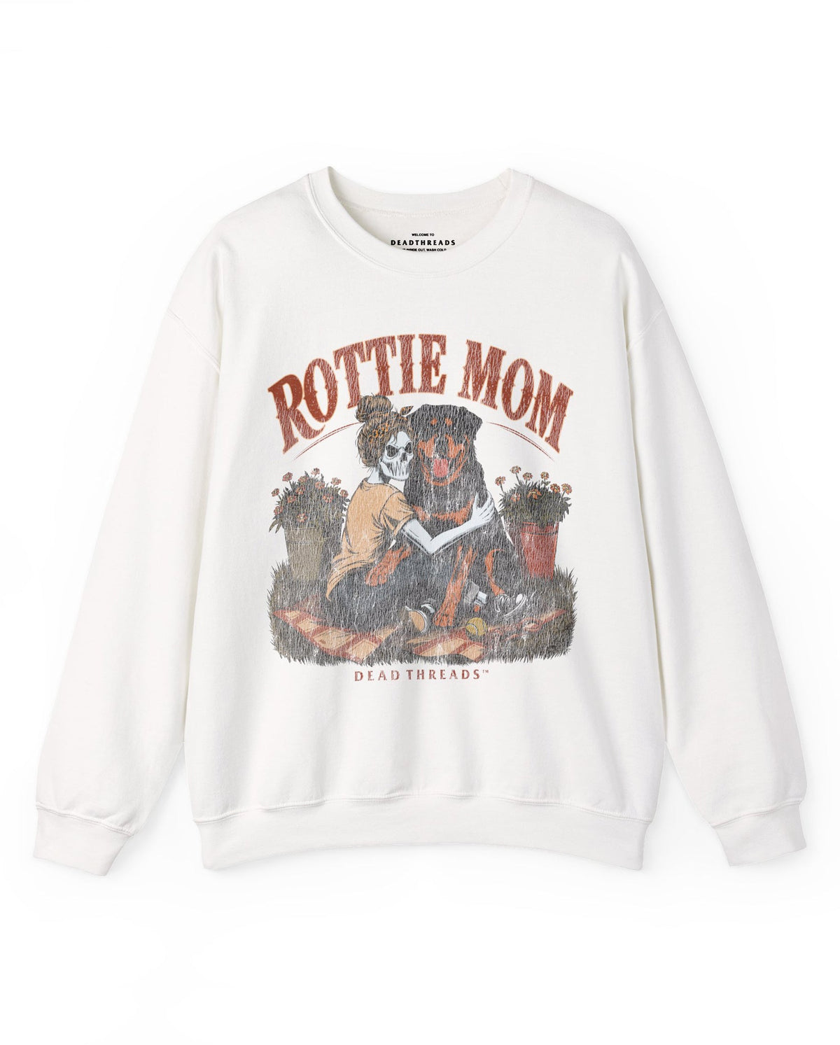 ROTTIE MOM - CREWNECK SWEATSHIRT – Sweatshirt – Dead Threads Apparel