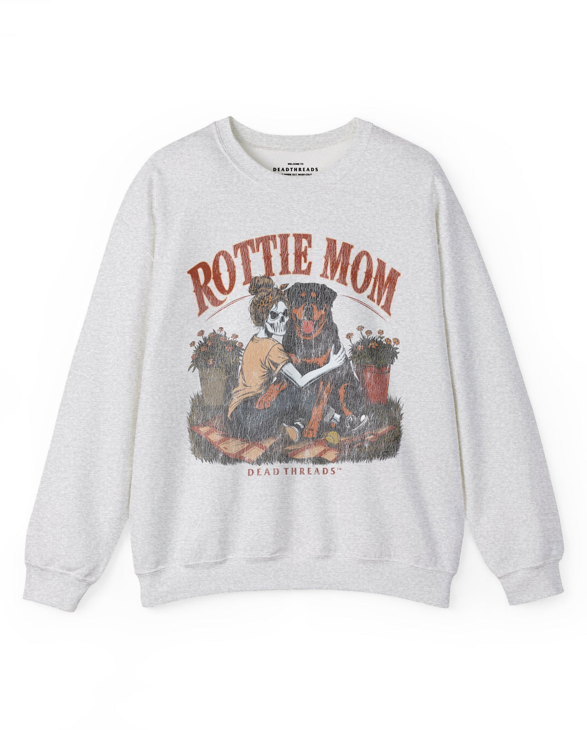 ROTTIE MOM - CREWNECK SWEATSHIRT – Sweatshirt – Dead Threads Apparel