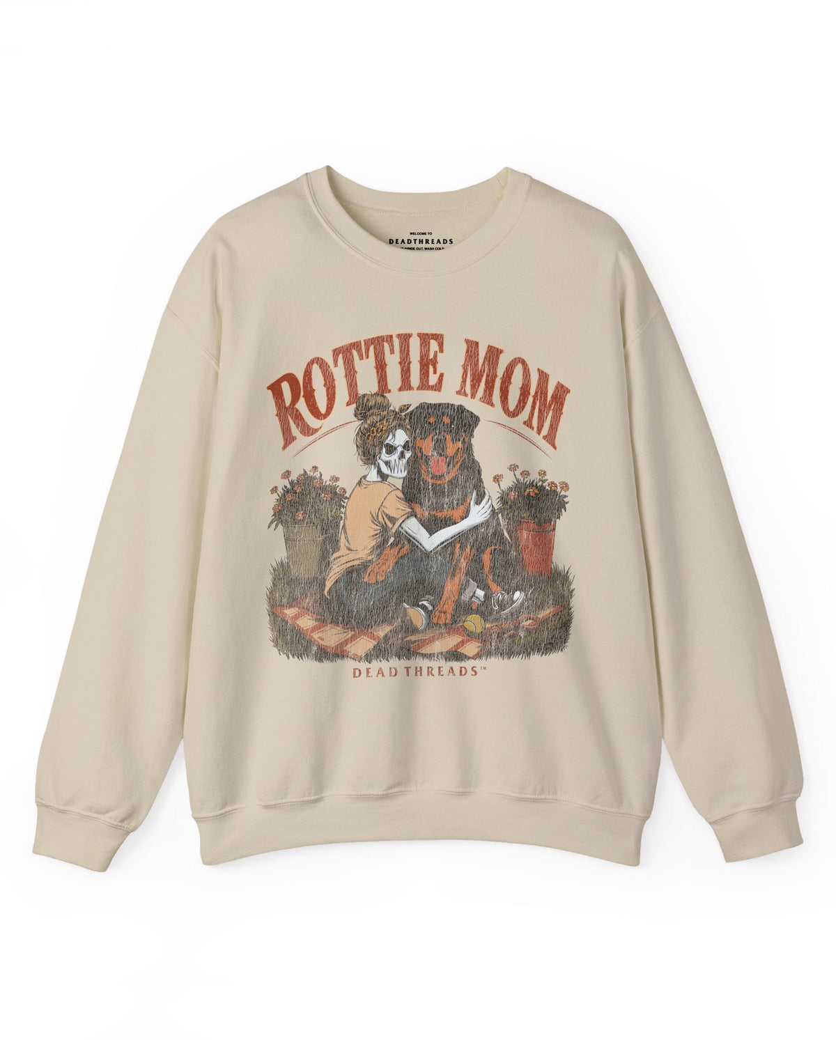 ROTTIE MOM - CREWNECK SWEATSHIRT – Sweatshirt – Dead Threads Apparel