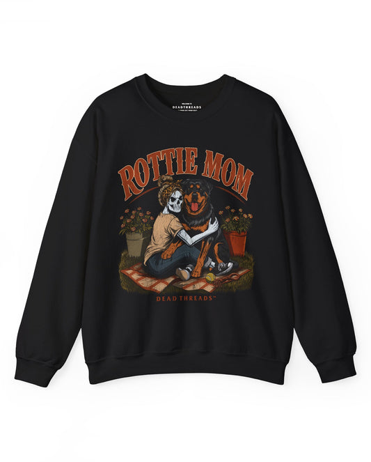 ROTTIE MOM - CREWNECK SWEATSHIRT – Sweatshirt – Dead Threads Apparel