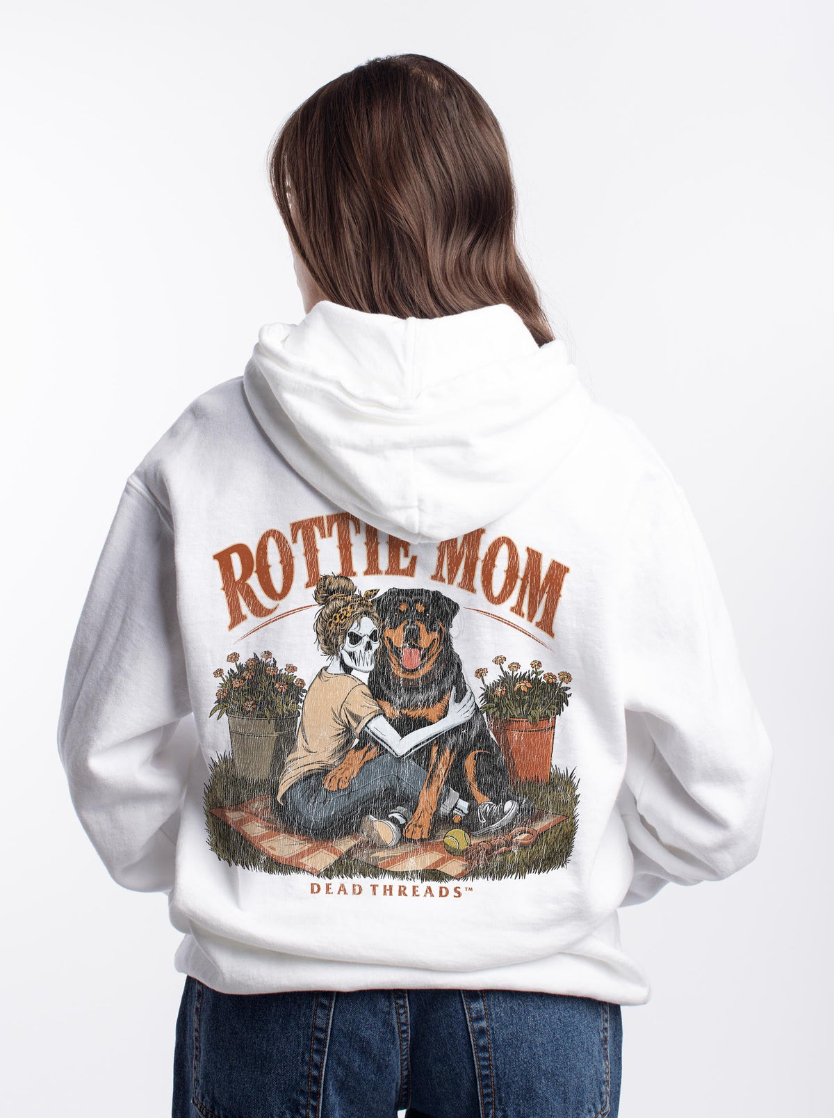 ROTTIE MOM - “DT ESSENTIAL" HOODIE – Hoodie – Dead Threads Apparel