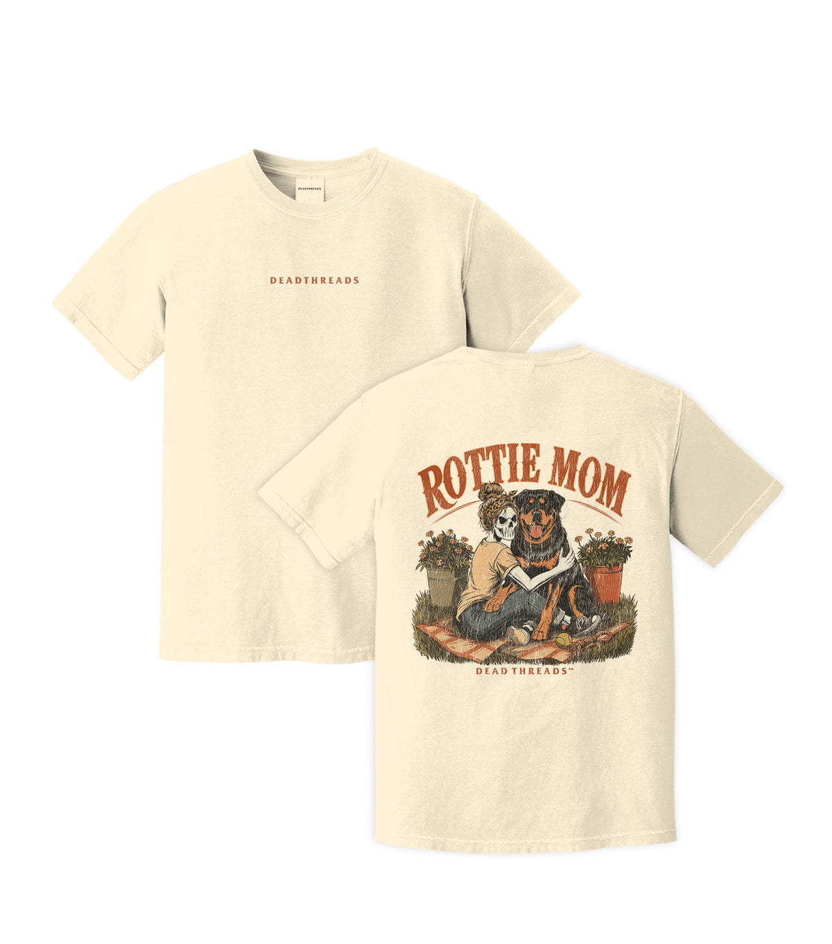 ROTTIE MOM - “DT ESSENTIAL" PREMIUM T-SHIRT – T-Shirt – Dead Threads Apparel