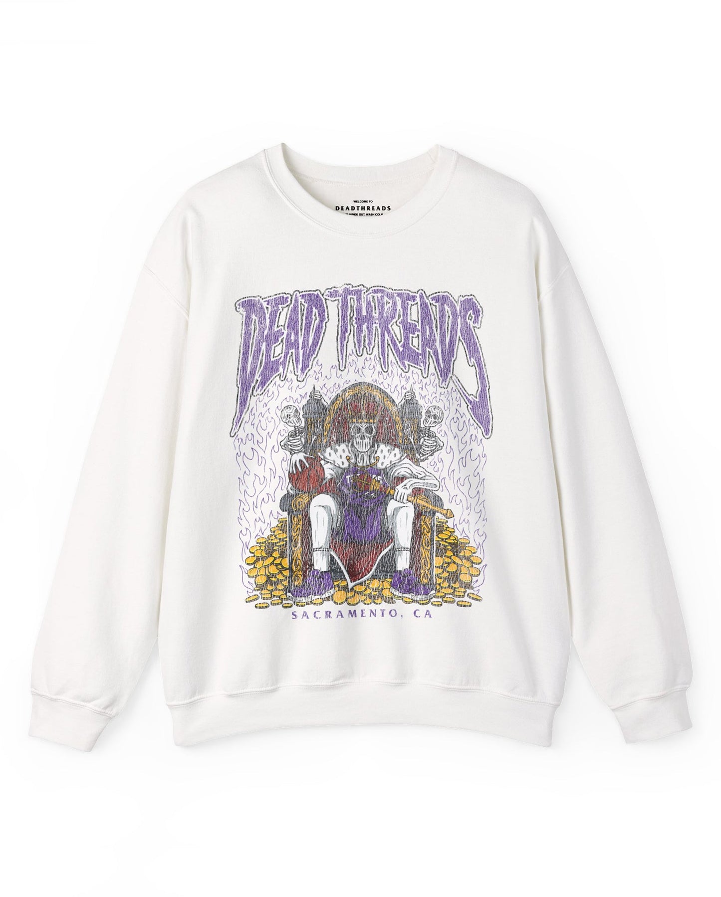 SACRAMENTO BASKETBALL - CREWNECK SWEATSHIRT – Sweatshirt – Dead Threads Apparel