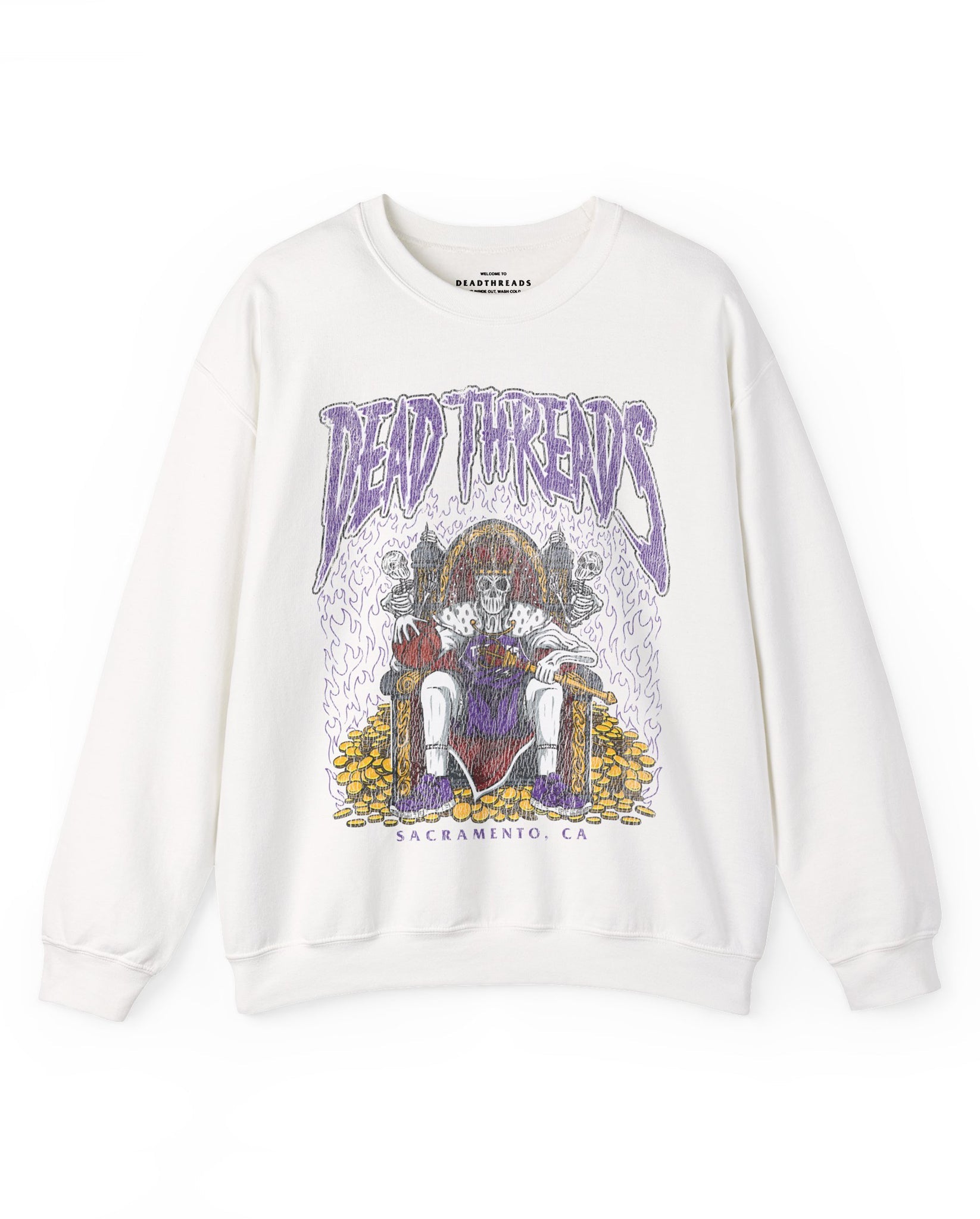 SACRAMENTO BASKETBALL - CREWNECK SWEATSHIRT – Sweatshirt – Dead Threads Apparel
