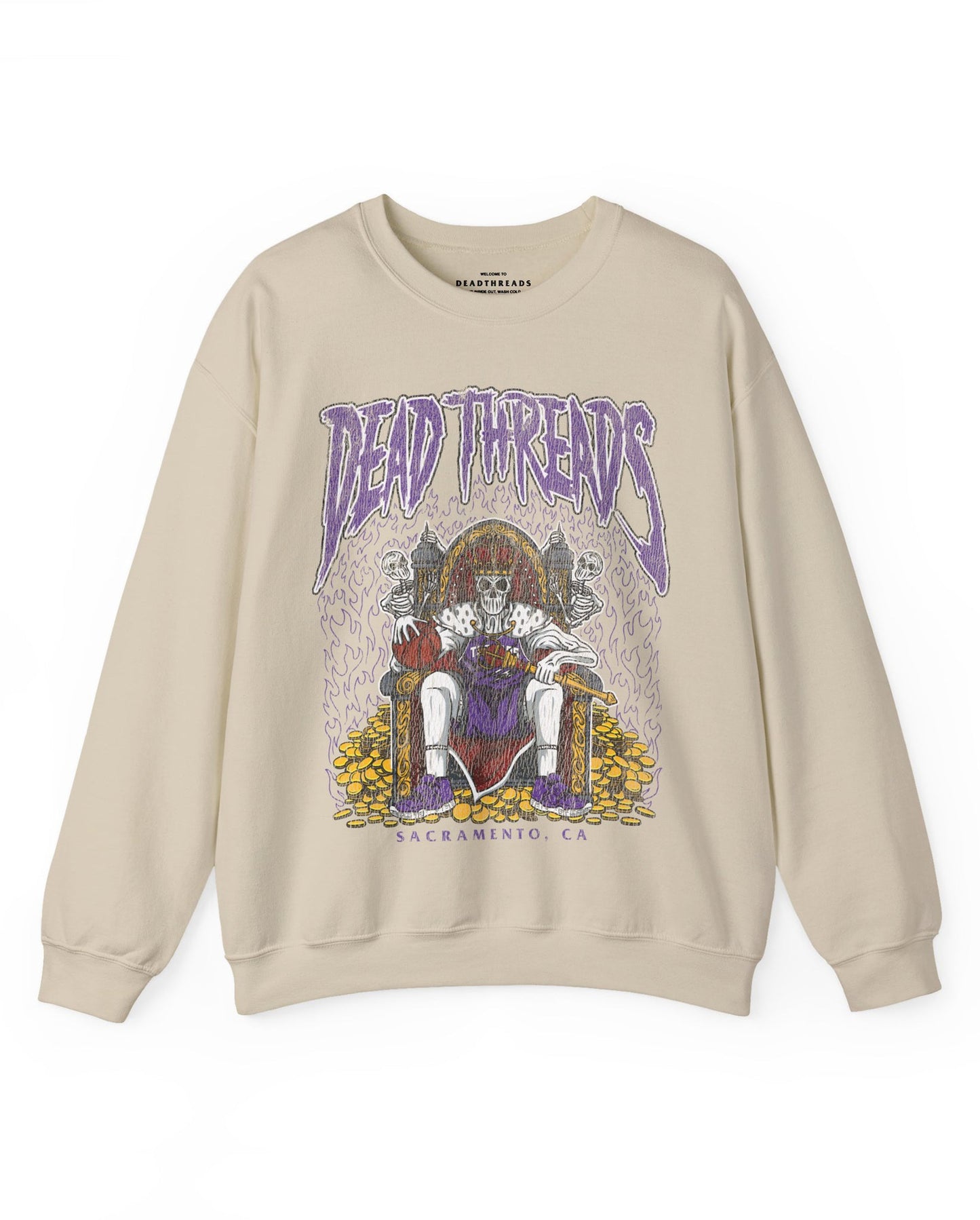 SACRAMENTO BASKETBALL - CREWNECK SWEATSHIRT – Sweatshirt – Dead Threads Apparel
