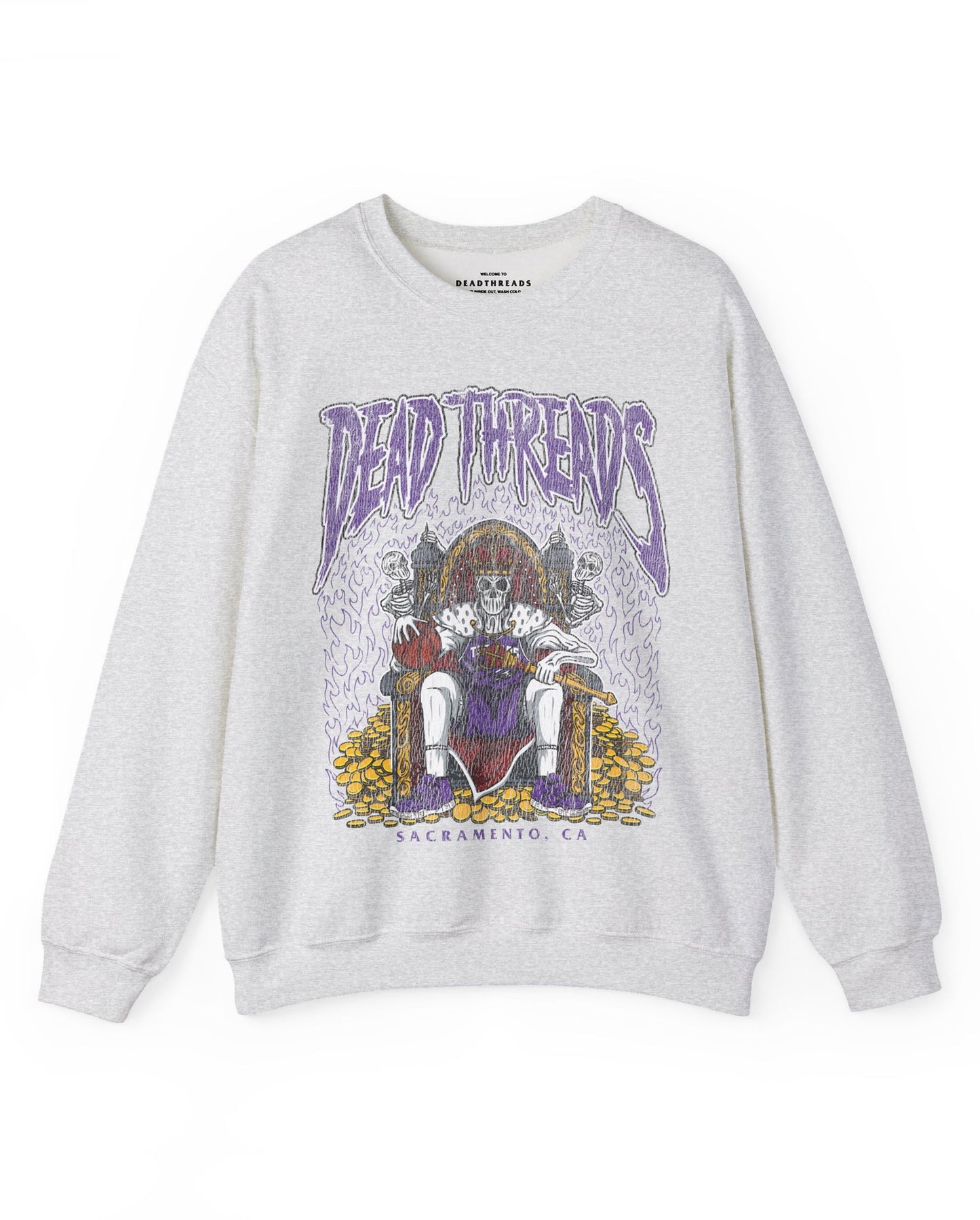 SACRAMENTO BASKETBALL - CREWNECK SWEATSHIRT – Sweatshirt – Dead Threads Apparel