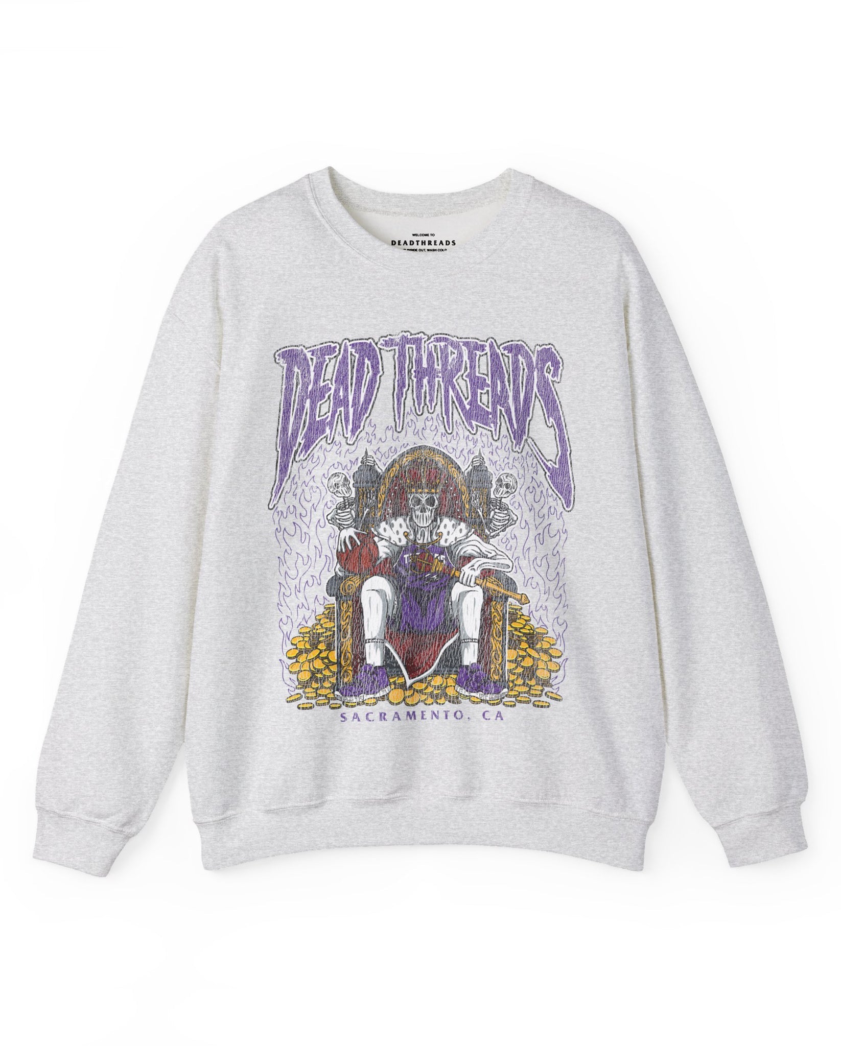 SACRAMENTO BASKETBALL - CREWNECK SWEATSHIRT – Sweatshirt – Dead Threads Apparel
