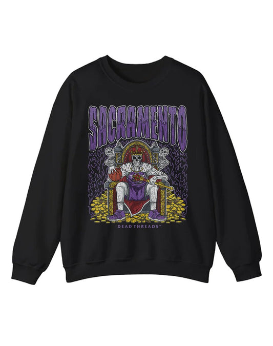 SACRAMENTO BASKETBALL CREWNECK SWEATSHIRT – Sweatshirt – Dead Threads Apparel