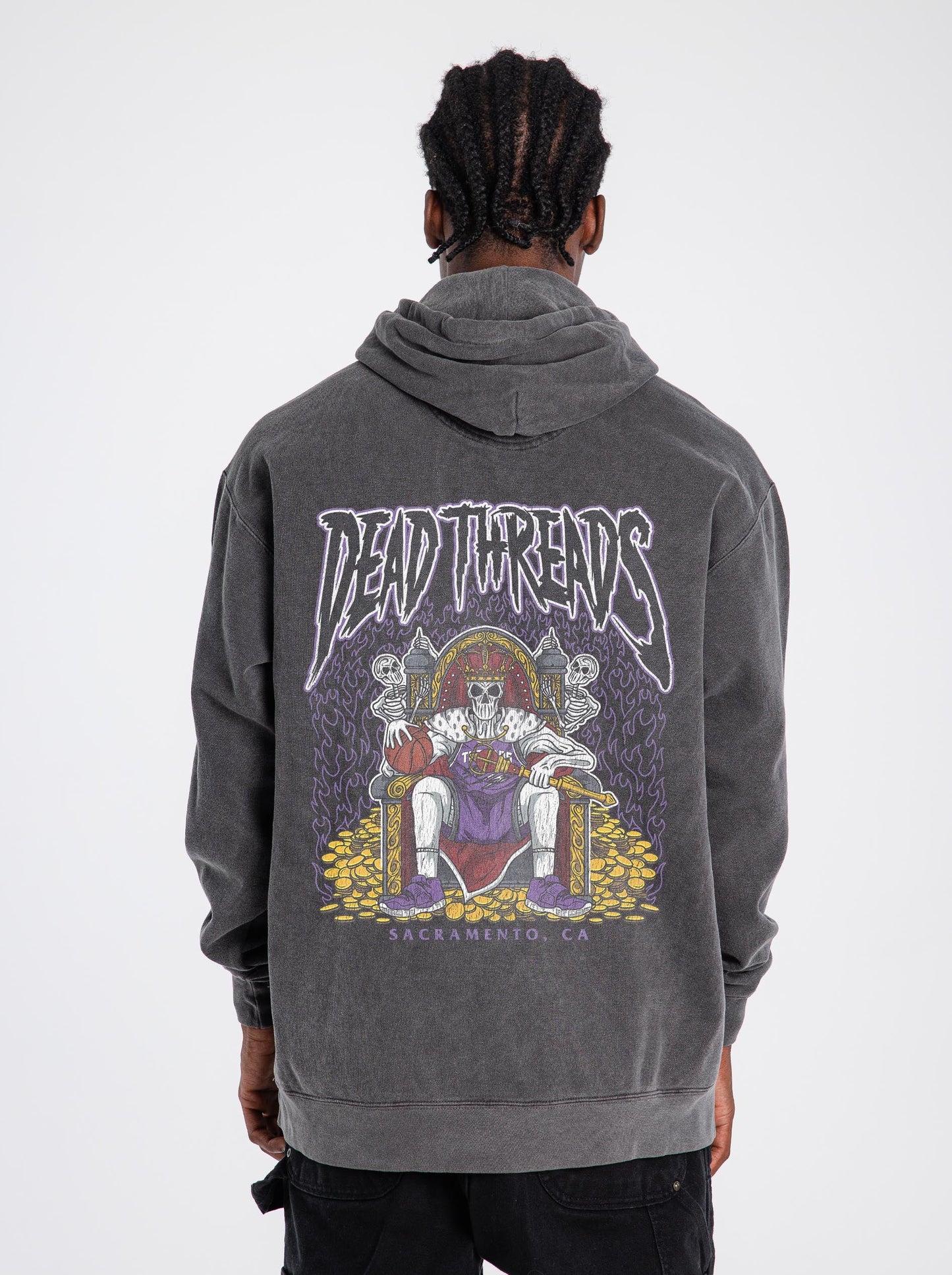 SACRAMENTO BASKETBALL - “DT ESSENTIAL" HOODIE – Hoodie – Dead Threads Apparel