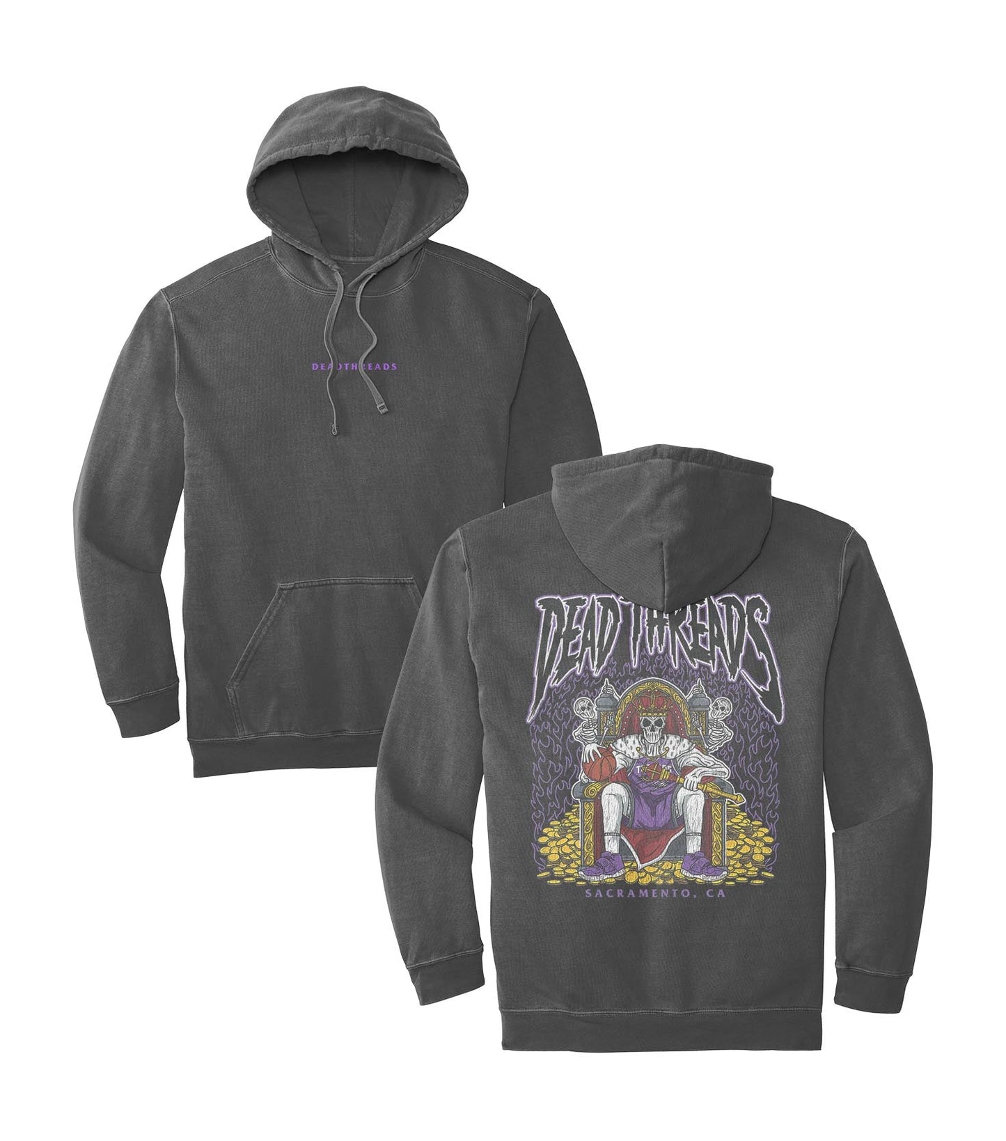 SACRAMENTO BASKETBALL - “DT ESSENTIAL" HOODIE – Hoodie – Dead Threads Apparel