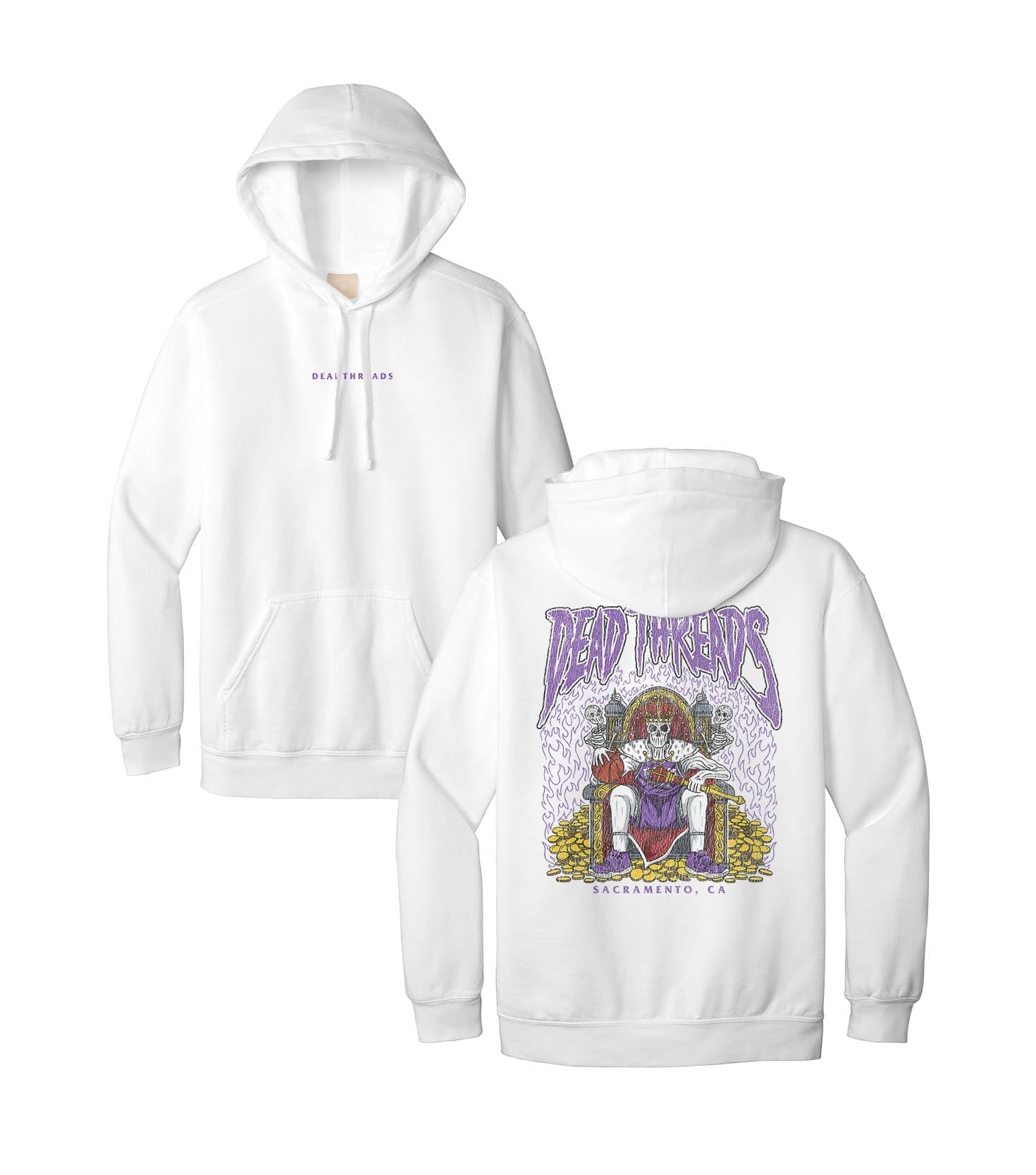 SACRAMENTO BASKETBALL - “DT ESSENTIAL" HOODIE – Hoodie – Dead Threads Apparel