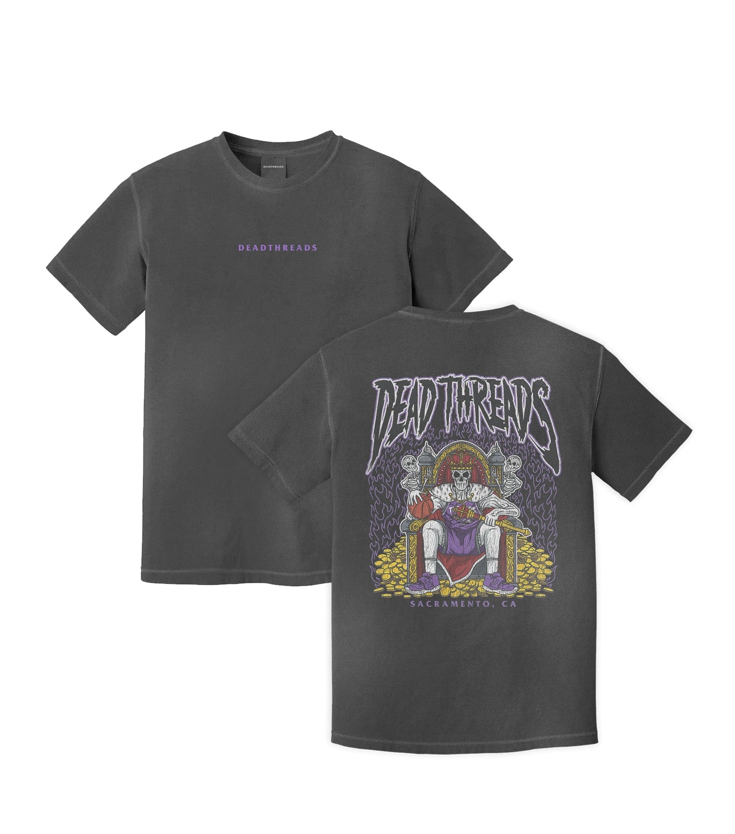 SACRAMENTO BASKETBALL - “DT ESSENTIAL" PREMIUM T-SHIRT – T-Shirt – Dead Threads Apparel