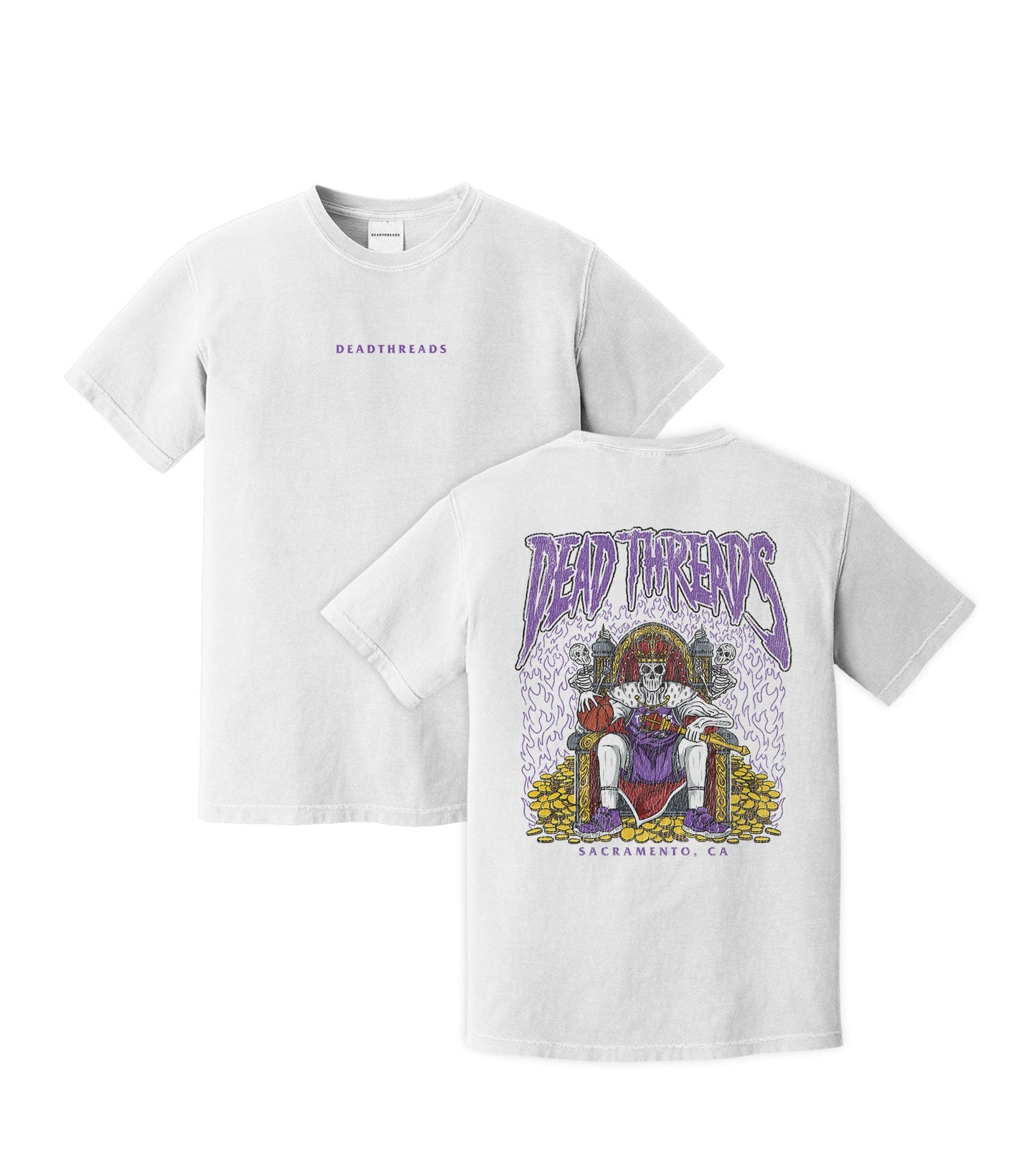 SACRAMENTO BASKETBALL - “DT ESSENTIAL" PREMIUM T-SHIRT – T-Shirt – Dead Threads Apparel