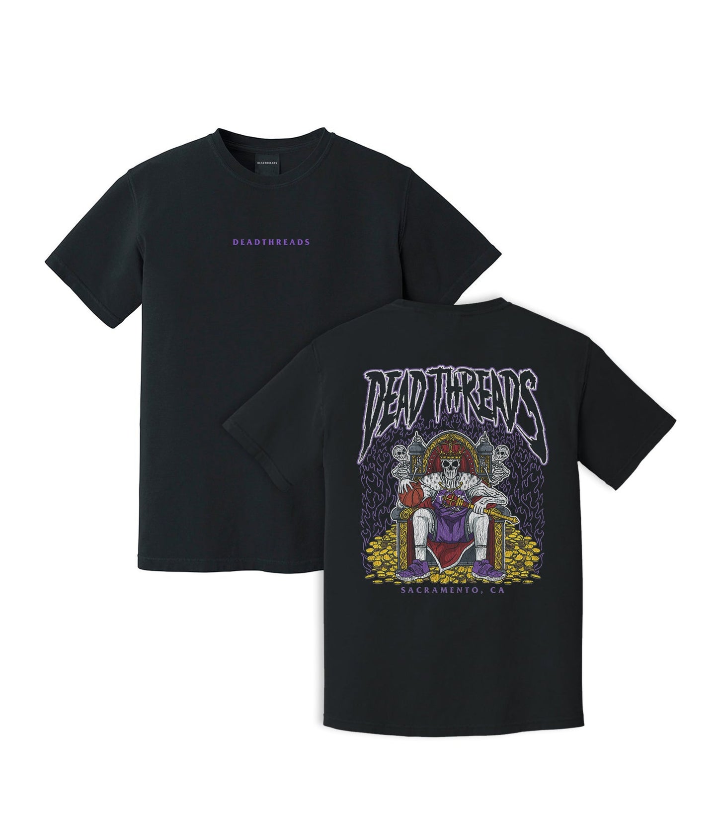 SACRAMENTO BASKETBALL - “DT ESSENTIAL" PREMIUM T-SHIRT – T-Shirt – Dead Threads Apparel