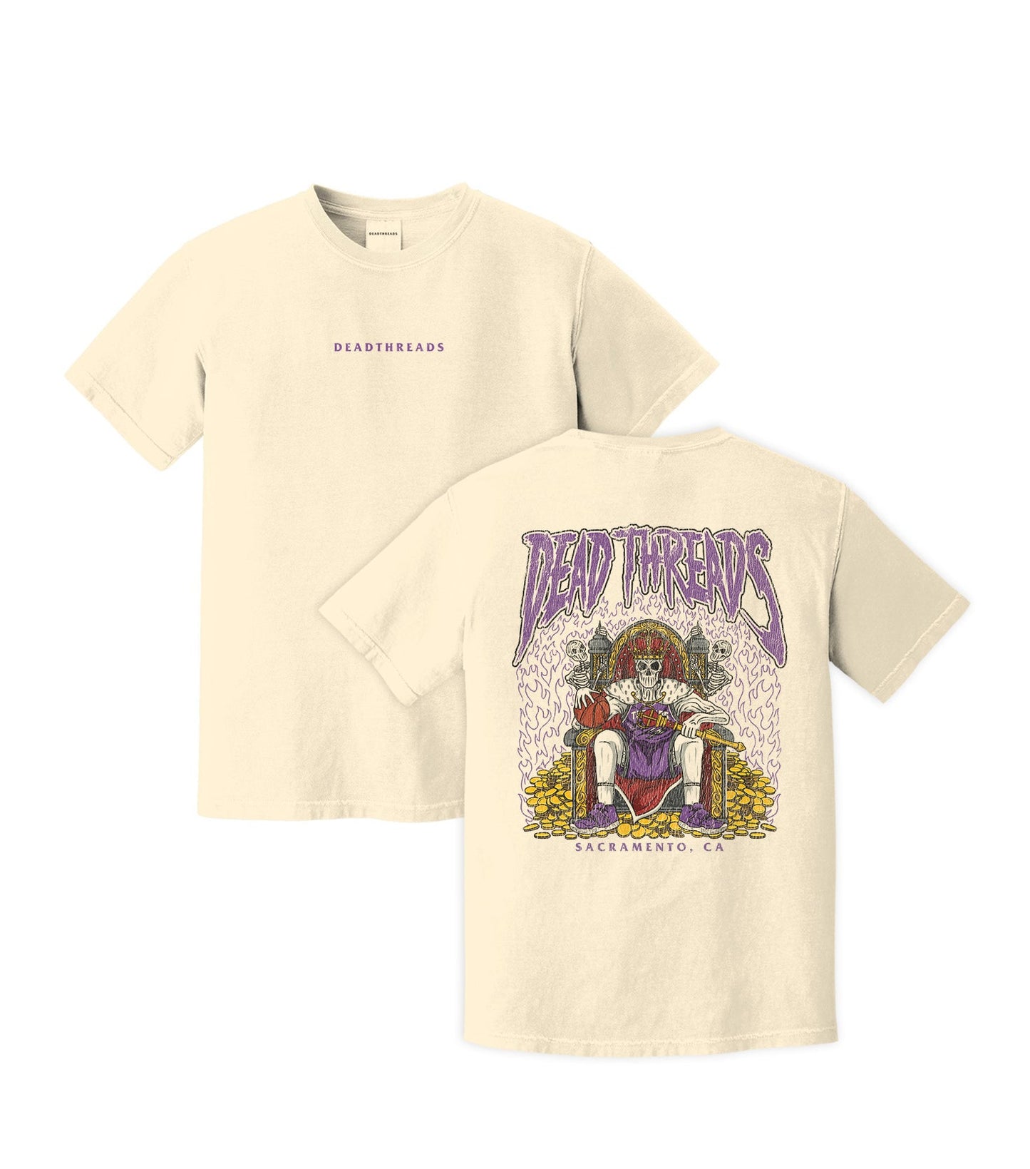 SACRAMENTO BASKETBALL - “DT ESSENTIAL" PREMIUM T-SHIRT – T-Shirt – Dead Threads Apparel