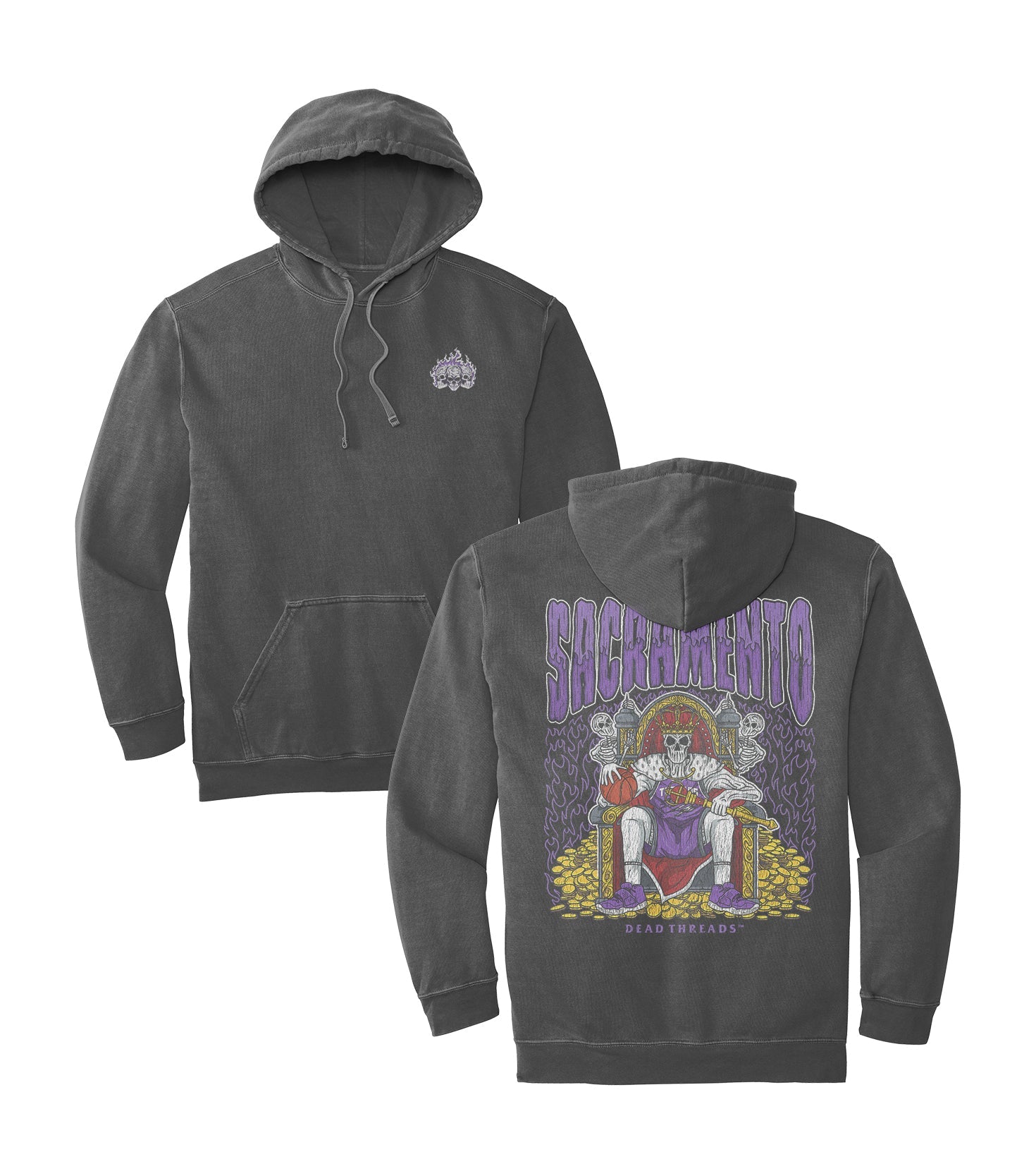 SACRAMENTO BASKETBALL - HOODIE – Hoodie – Dead Threads Apparel