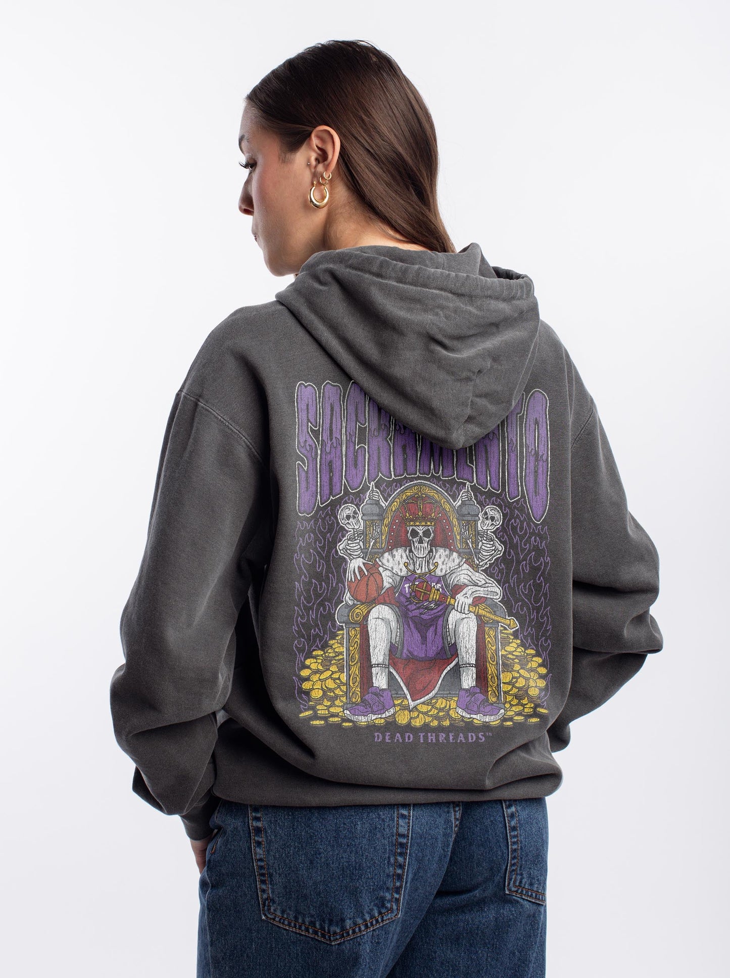 SACRAMENTO BASKETBALL - HOODIE – Hoodie – Dead Threads Apparel