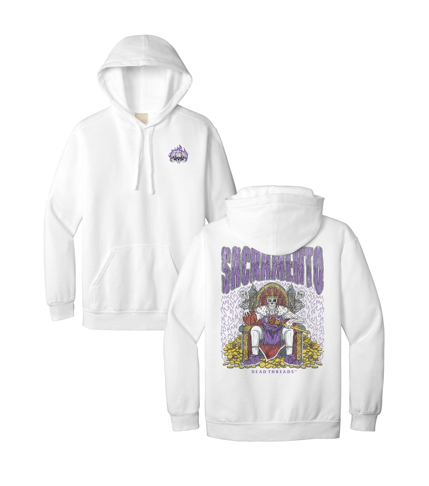 SACRAMENTO BASKETBALL - HOODIE – Hoodie – Dead Threads Apparel