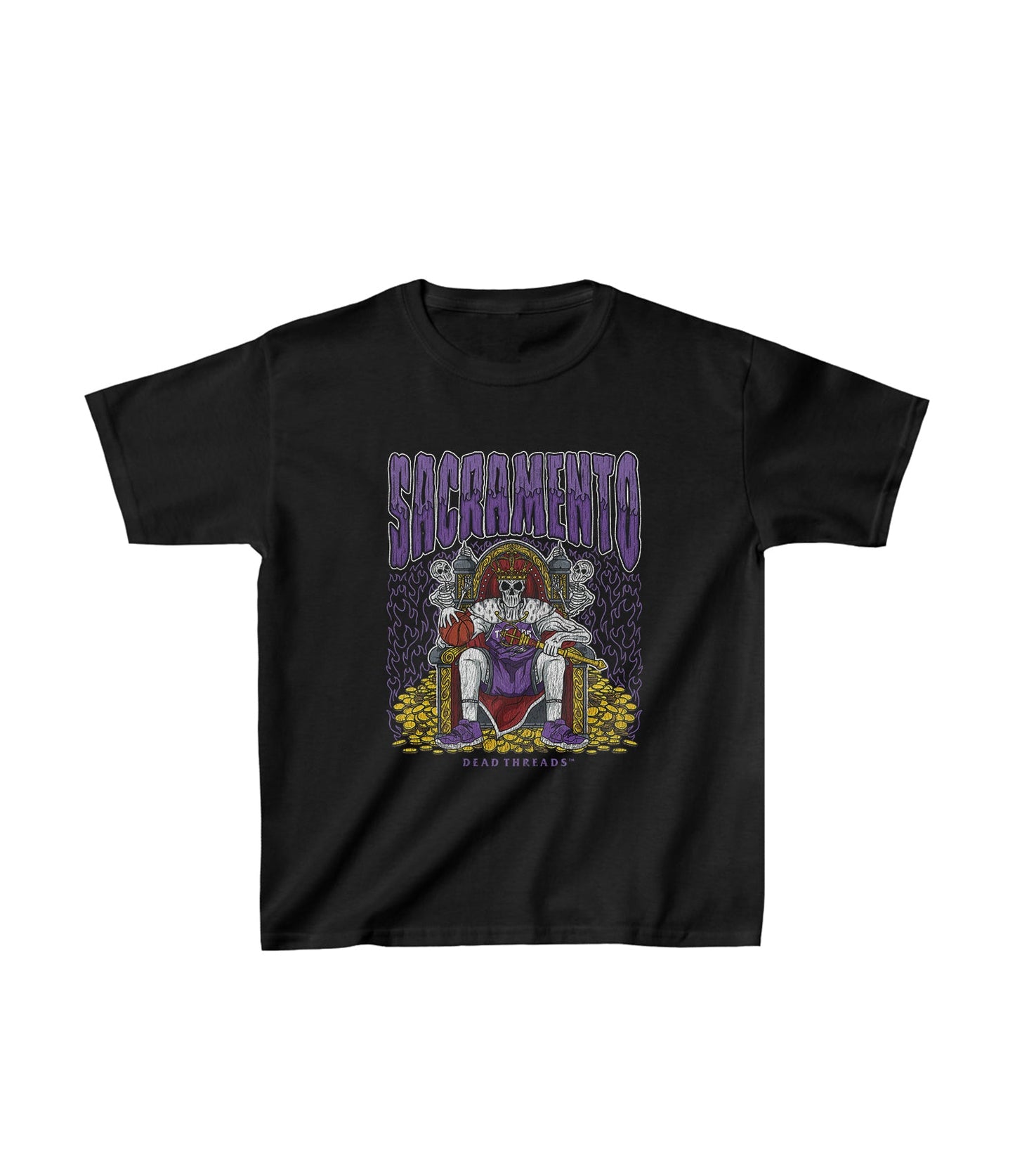 SACRAMENTO BASKETBALL - KIDS – Kids clothes – Dead Threads Apparel